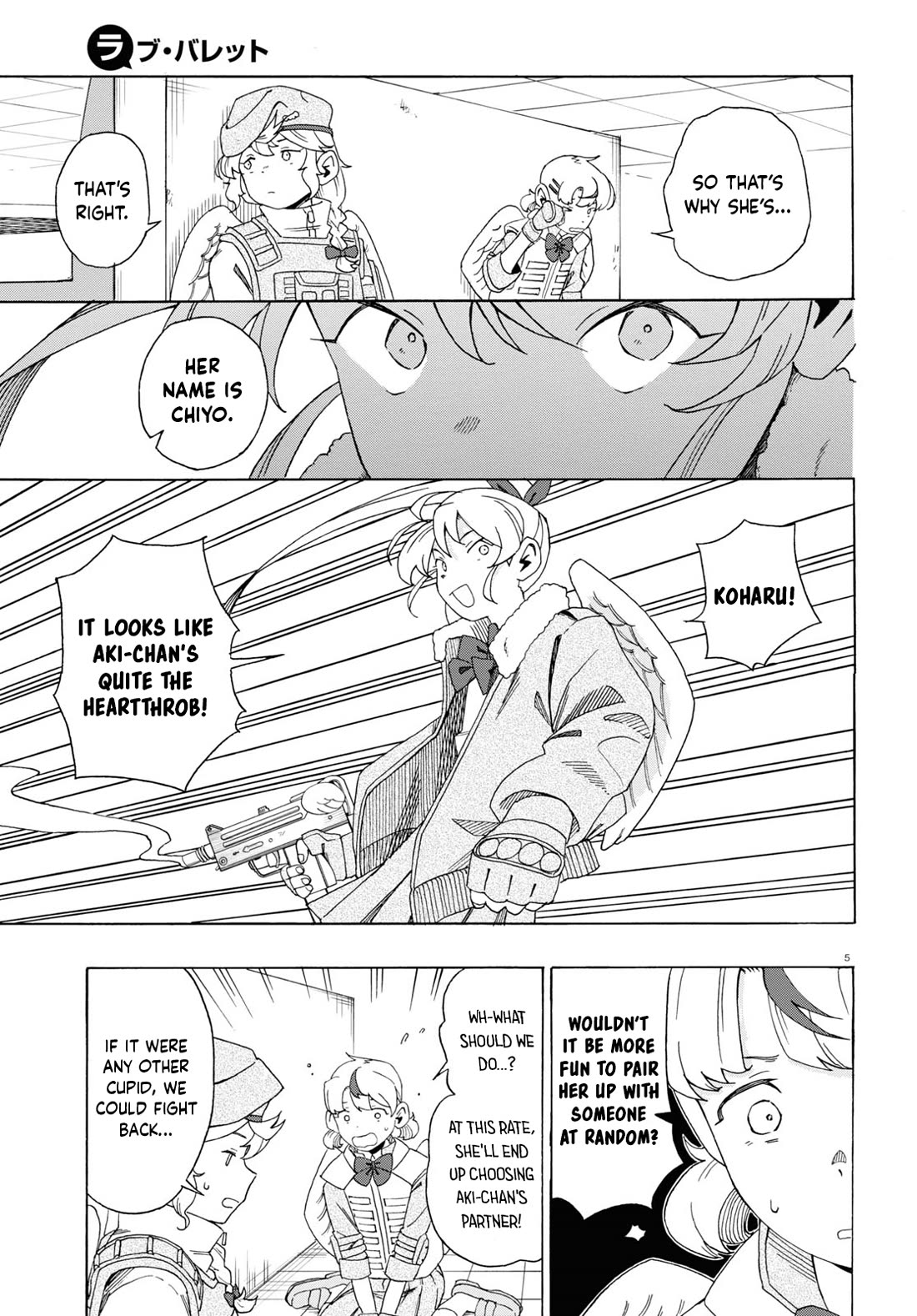 Love Bullet Chapter 4 page 5 - Chapter 4: Cupid vs. Cupid (Part One)