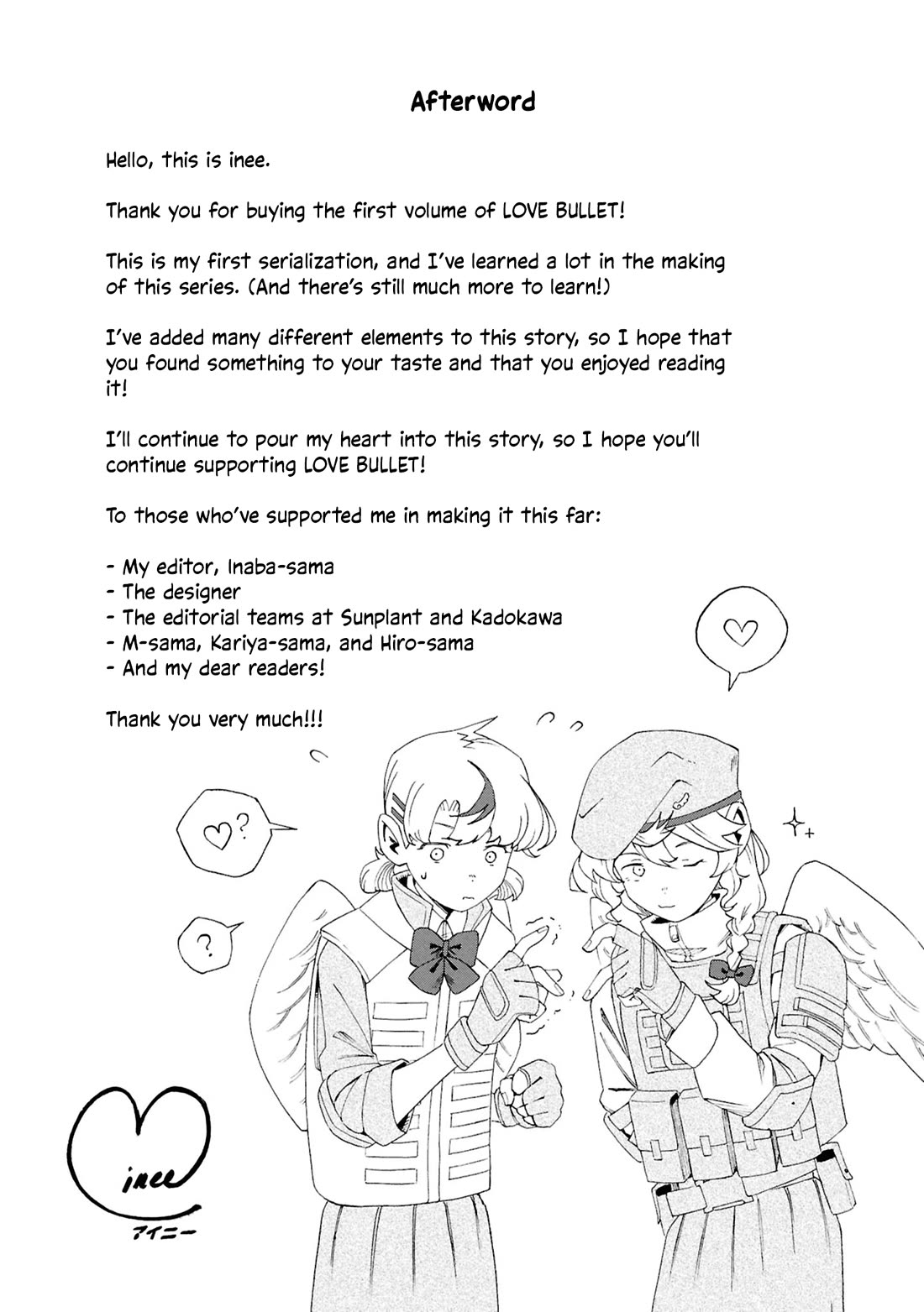 Love Bullet Chapter 6.5 page 6 - Chapter 6.5: Volume 1 Extras