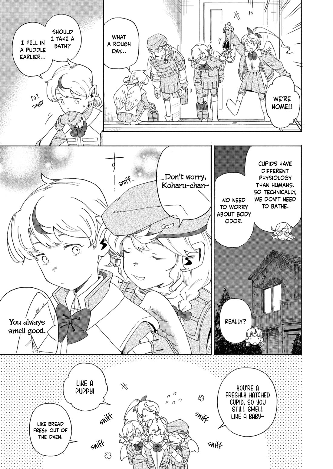 Love Bullet Chapter 6.6 page 1 - Chapter 6.6: Twitter Extra: What Does a Modern-Day Cupid Smell Like?