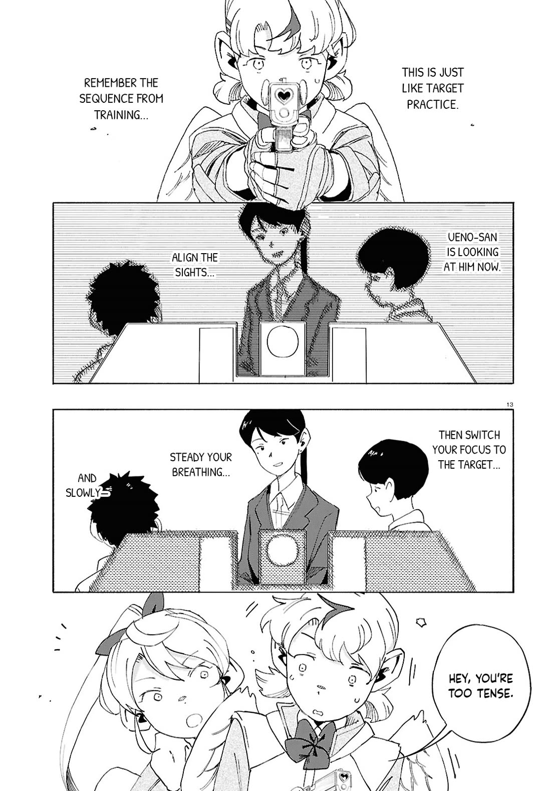Love Bullet Chapter 8 page 13 - Chapter 8: Shoot-Off!!