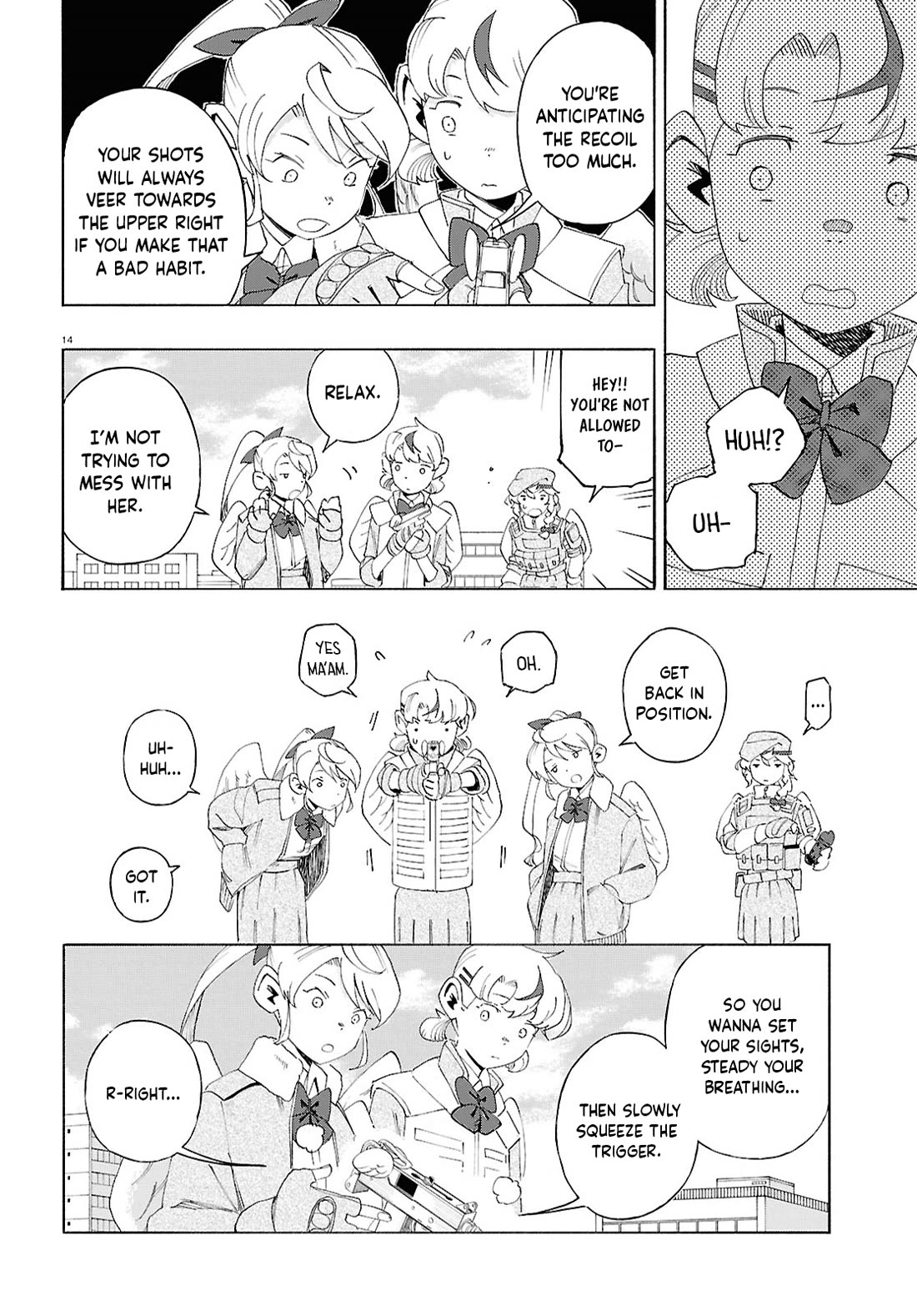 Love Bullet Chapter 8 page 14 - Chapter 8: Shoot-Off!!