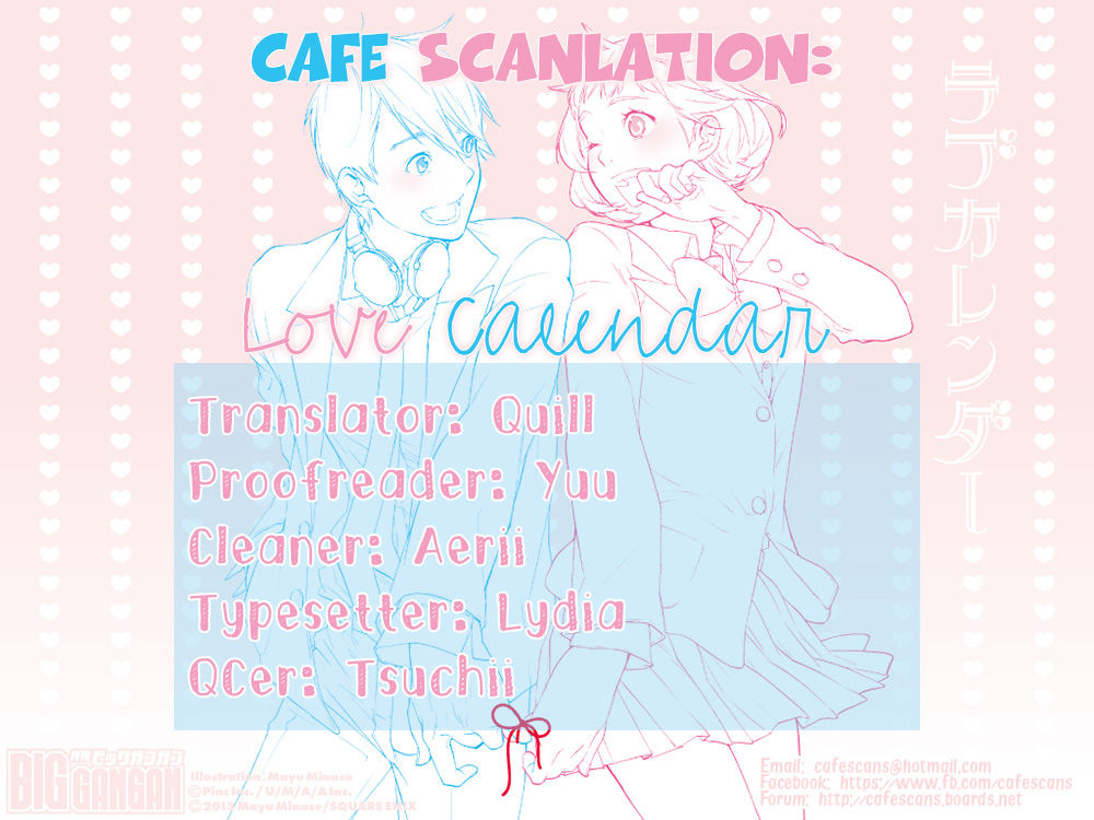 Love Calendar Chapter 3 page 1 - Chapter 3