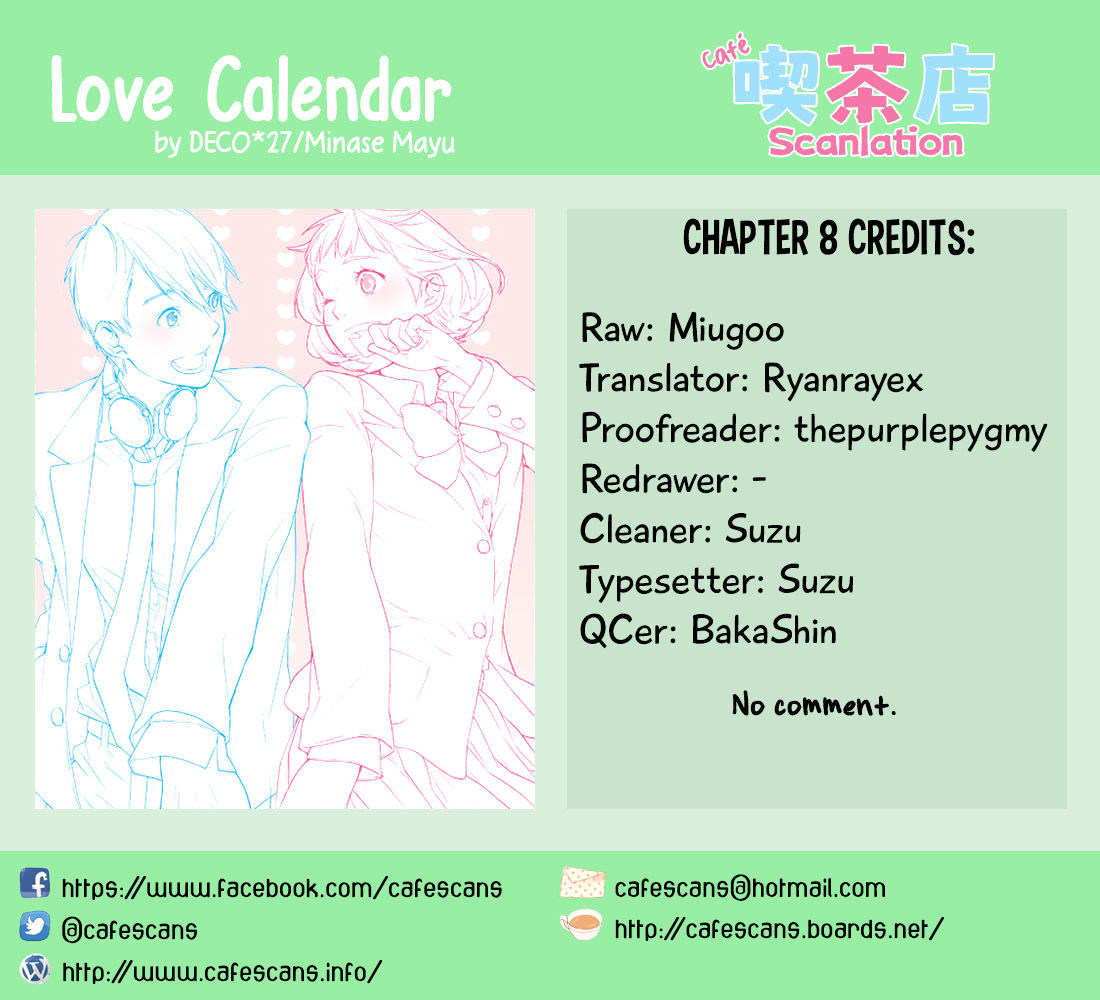 Love Calendar Chapter 8 page 1 - Chapter 8 : Read Online
