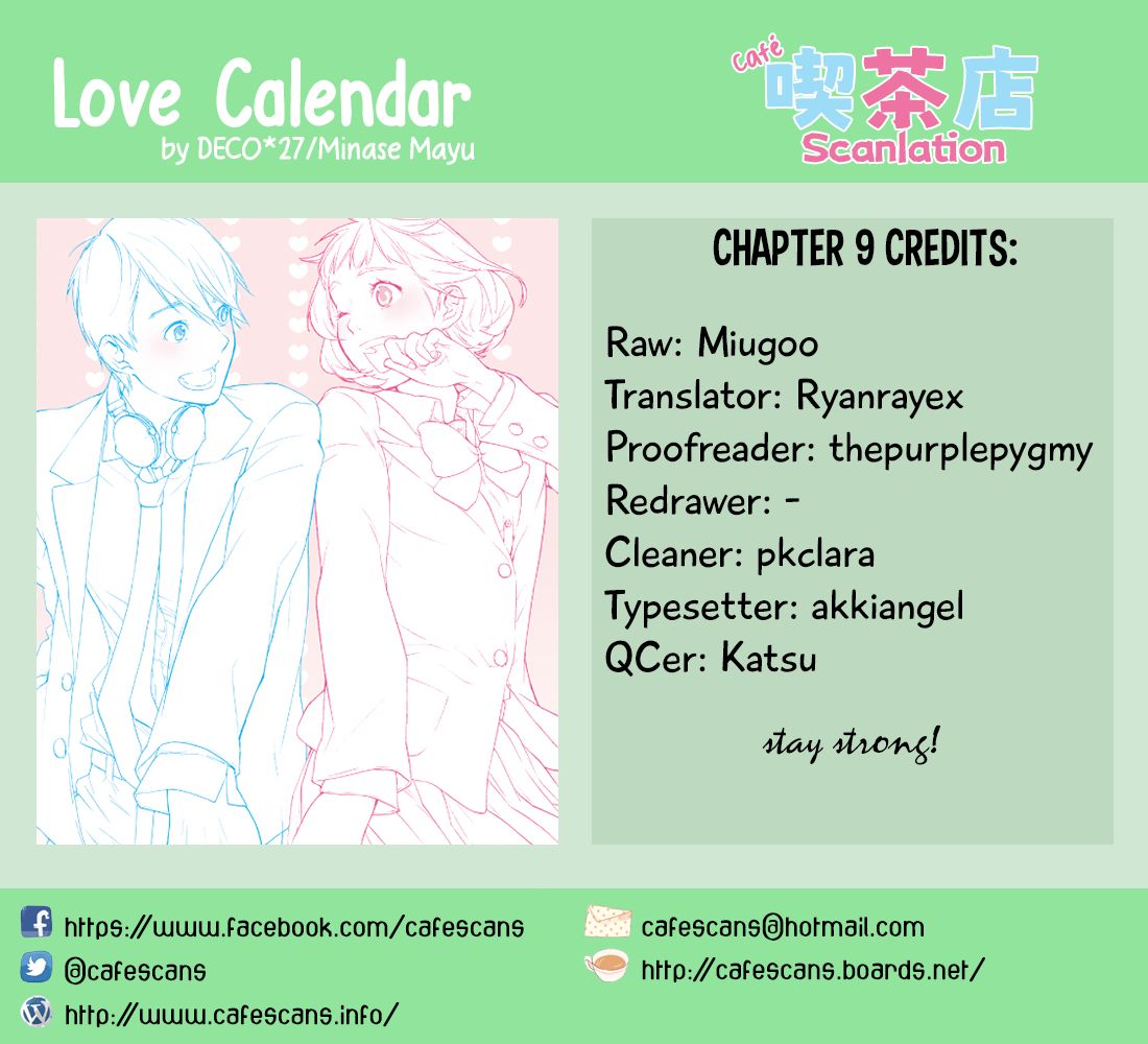 Love Calendar Chapter 9 page 1 - Chapter 9 : Love Distance Relationship