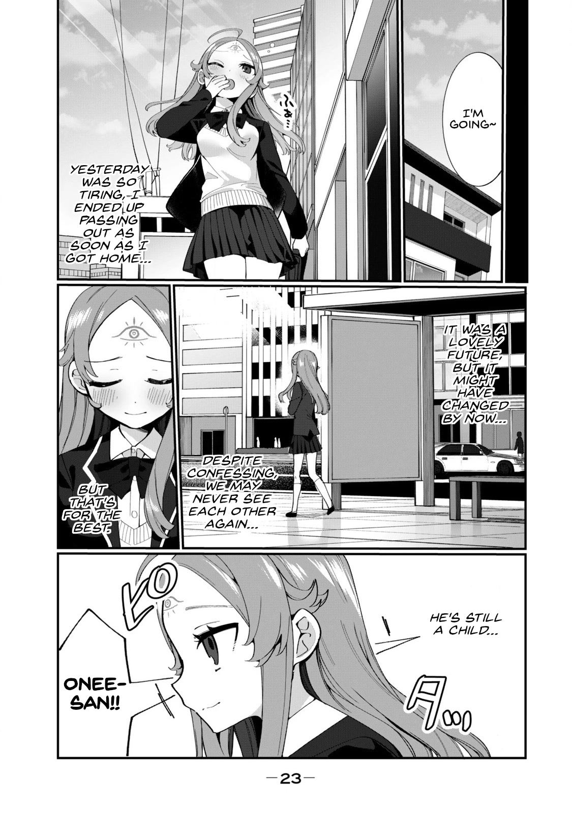 Love, Clairvoyance, and Adolescents Chapter 1 page 24 - Chapter 1: I've found my fated one.