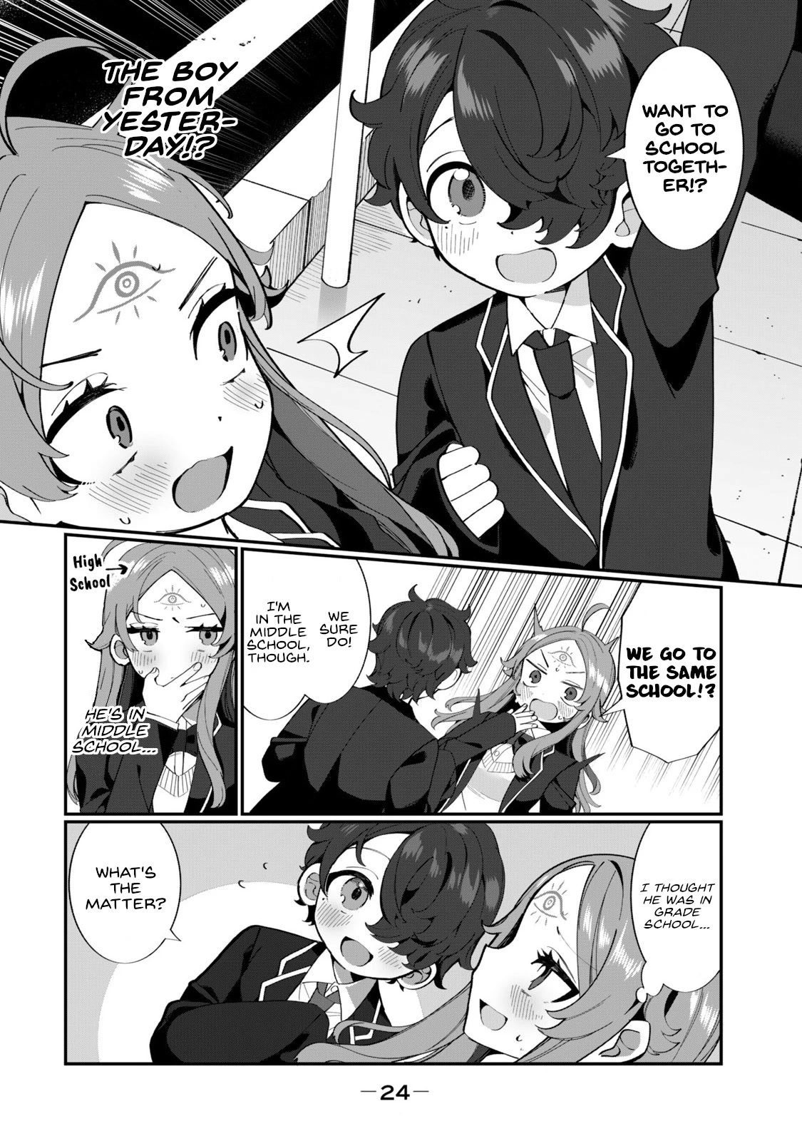 Love, Clairvoyance, and Adolescents Chapter 1 page 25 - Chapter 1: I've found my fated one.