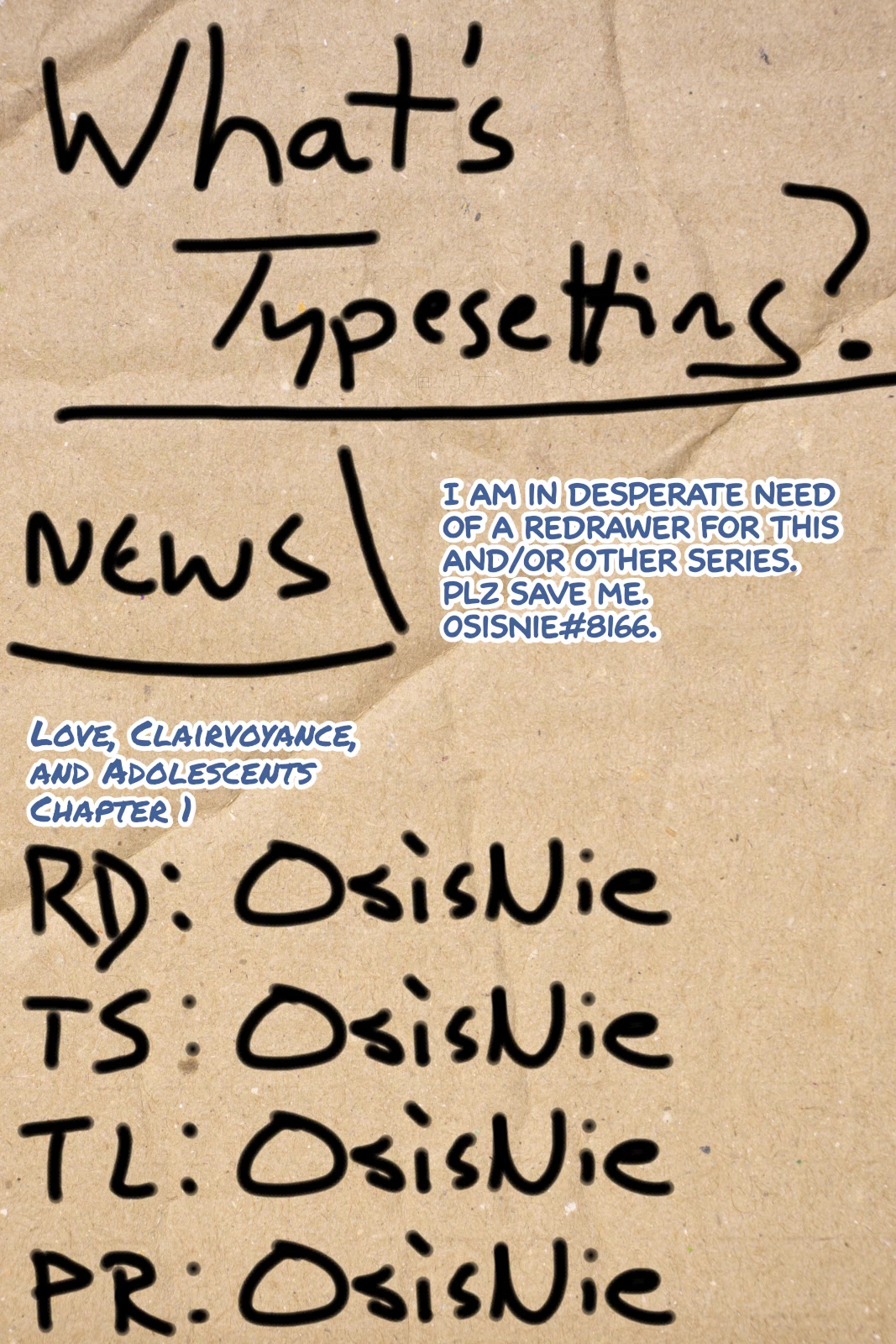 Love, Clairvoyance, and Adolescents Chapter 1 page 30 - Chapter 1: I've found my fated one.