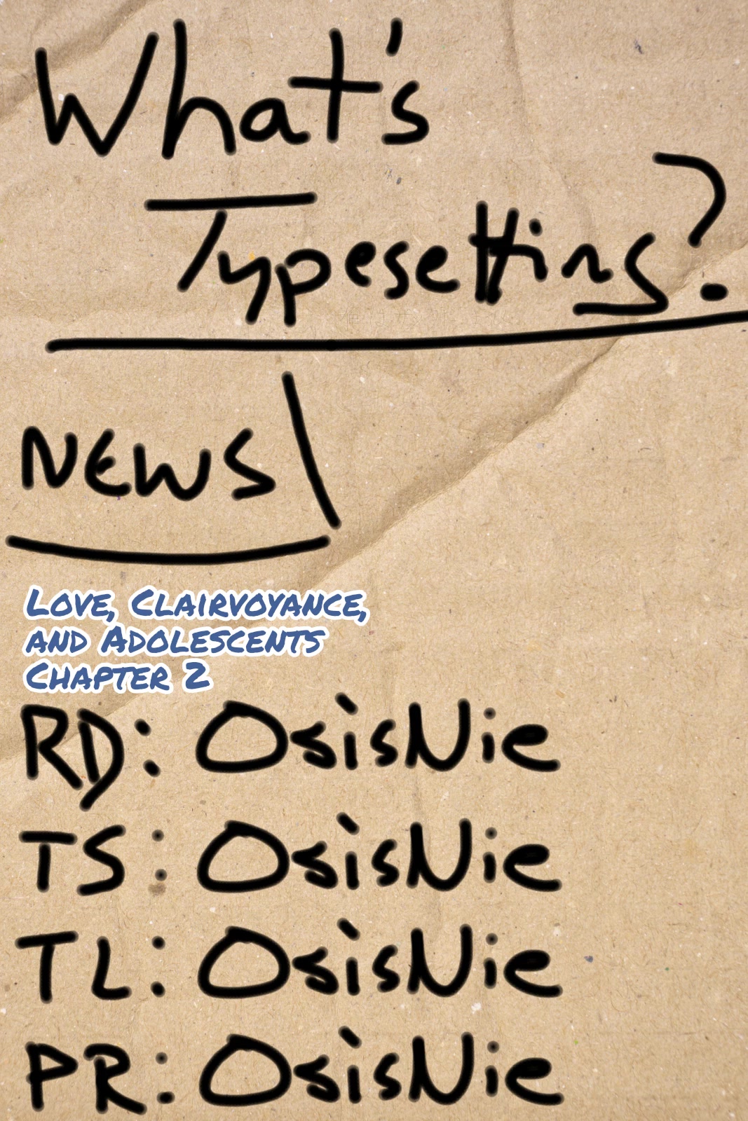 Love, Clairvoyance, and Adolescents Chapter 2 page 17 - Chapter 2: Our first date.