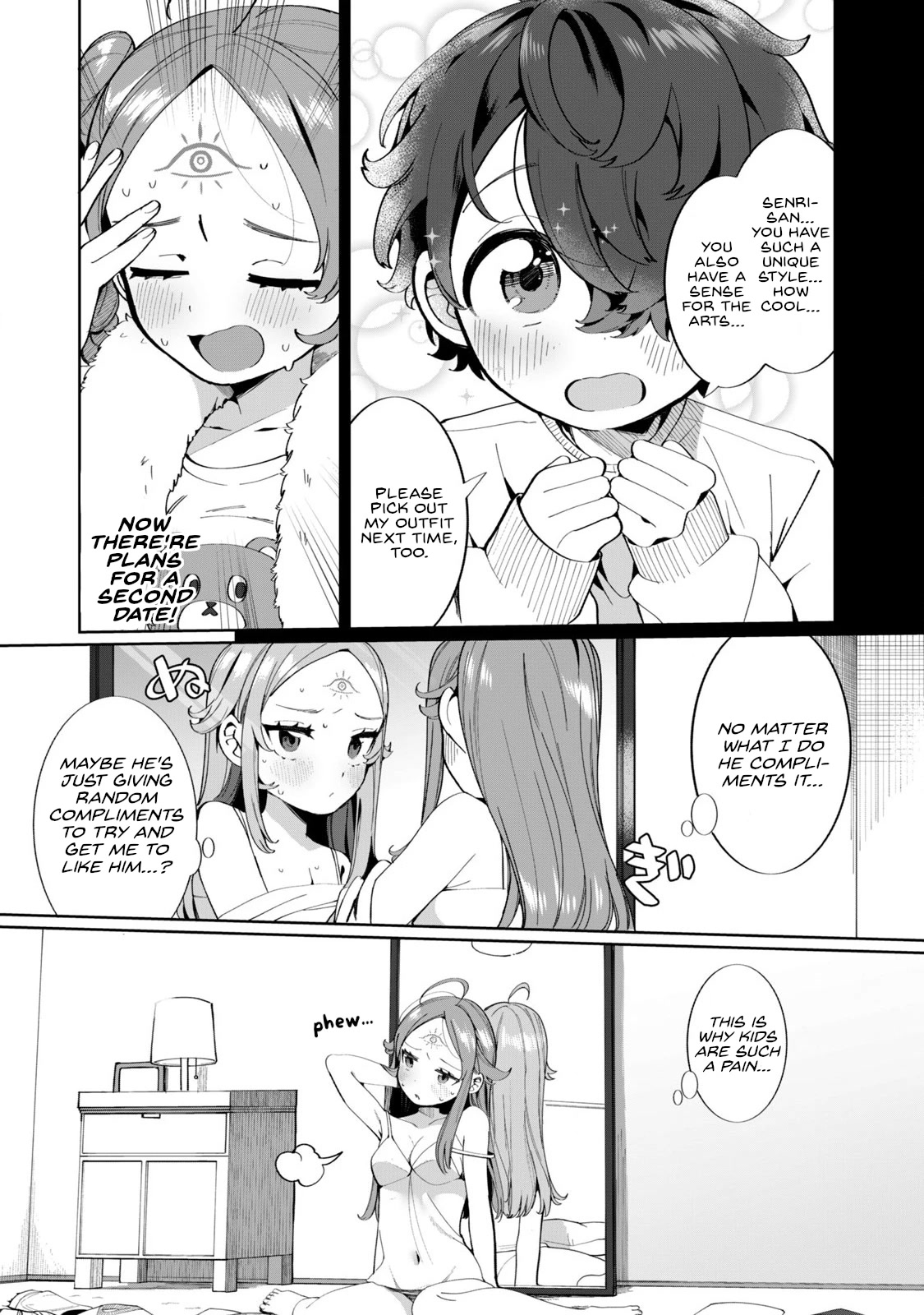 Love, Clairvoyance, and Adolescents Chapter 2 page 8 - Chapter 2: Our first date.
