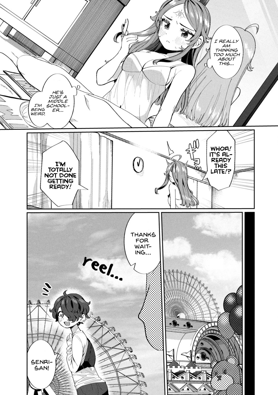 Love, Clairvoyance, and Adolescents Chapter 2 page 9 - Chapter 2: Our first date.