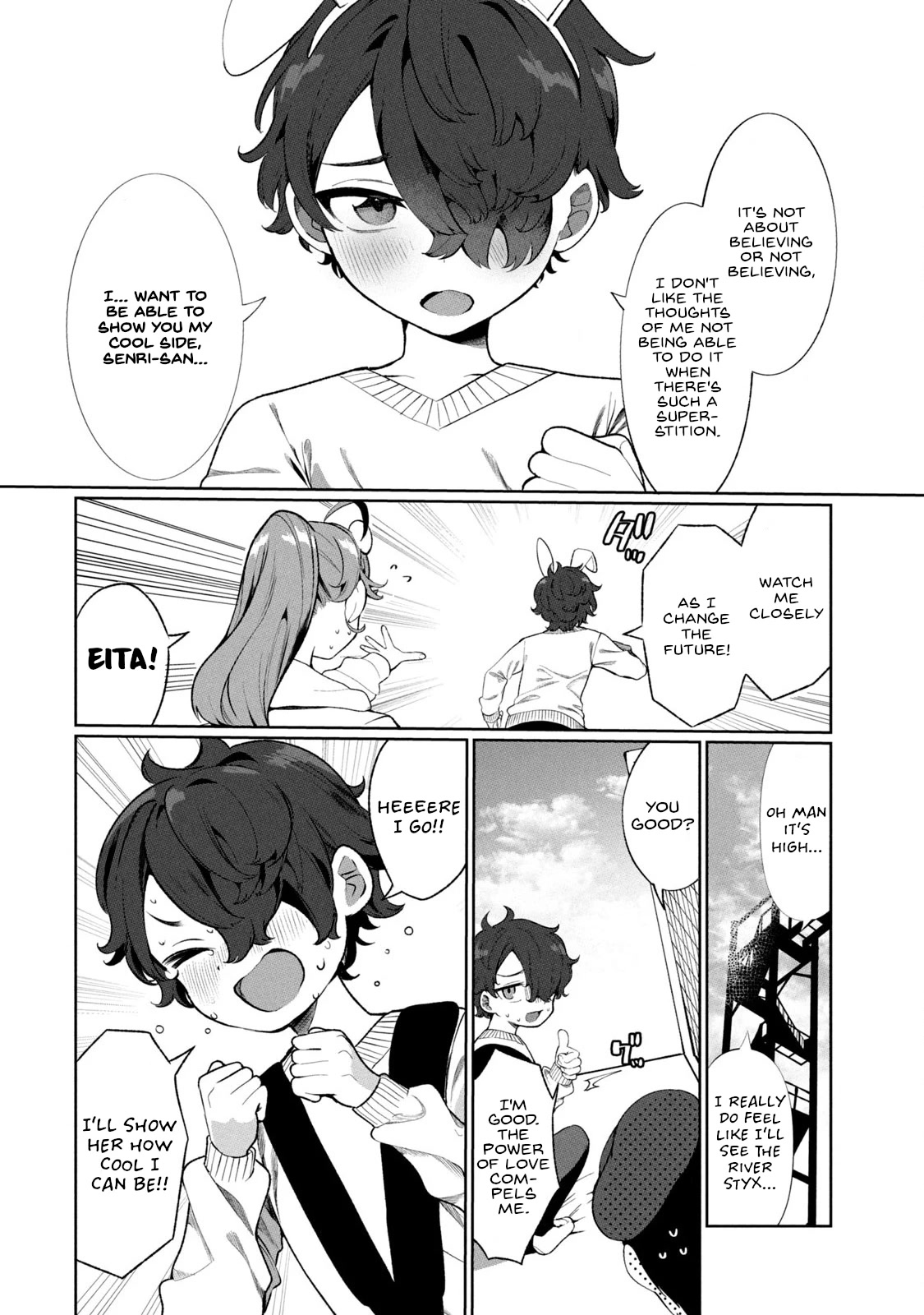Love, Clairvoyance, and Adolescents Chapter 3 page 12 - Chapter 3: To our wonderful future, surely.