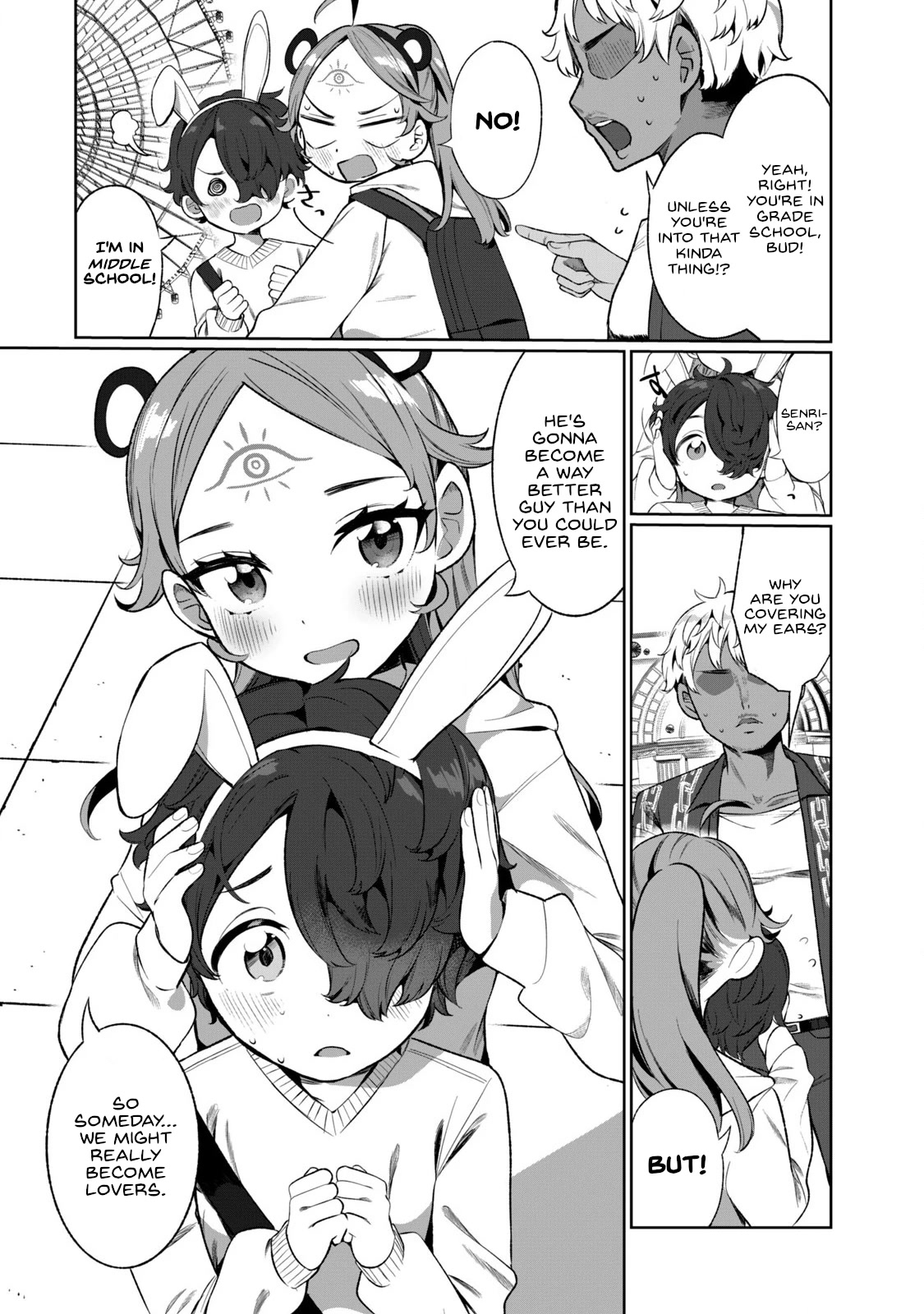 Love, Clairvoyance, and Adolescents Chapter 3 page 16 - Chapter 3: To our wonderful future, surely.