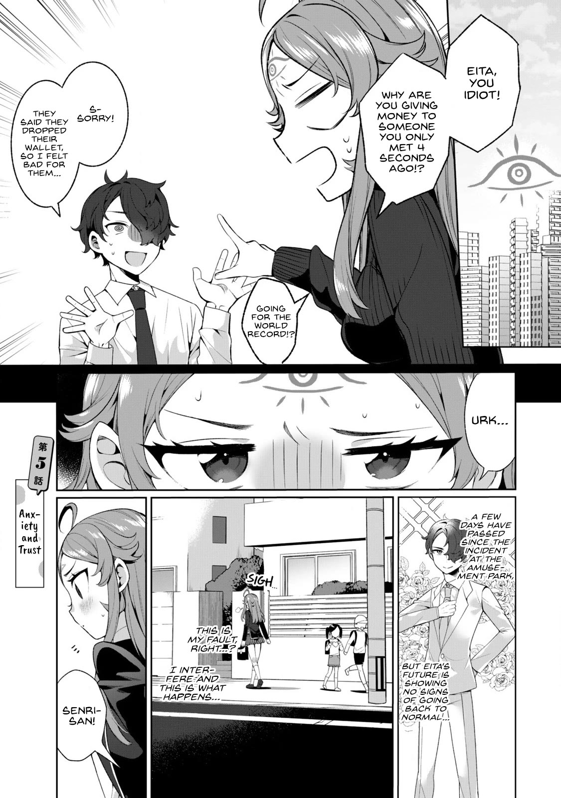 Love, Clairvoyance, and Adolescents Chapter 5 page 1 - Chapter 5: Anxiety and Trust.