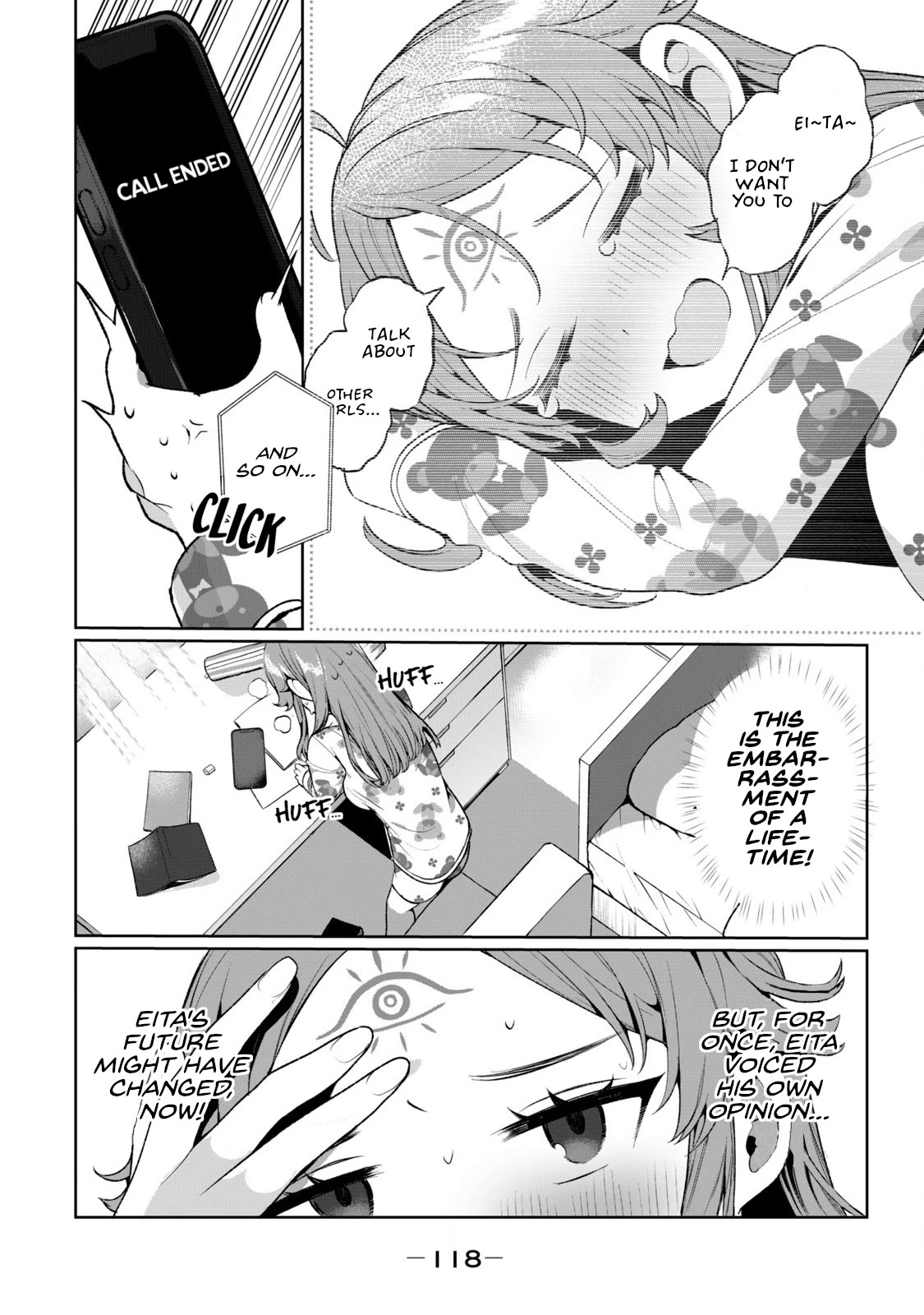 Love, Clairvoyance, and Adolescents Chapter 6 page 14 - Chapter 6: Love over the phone.