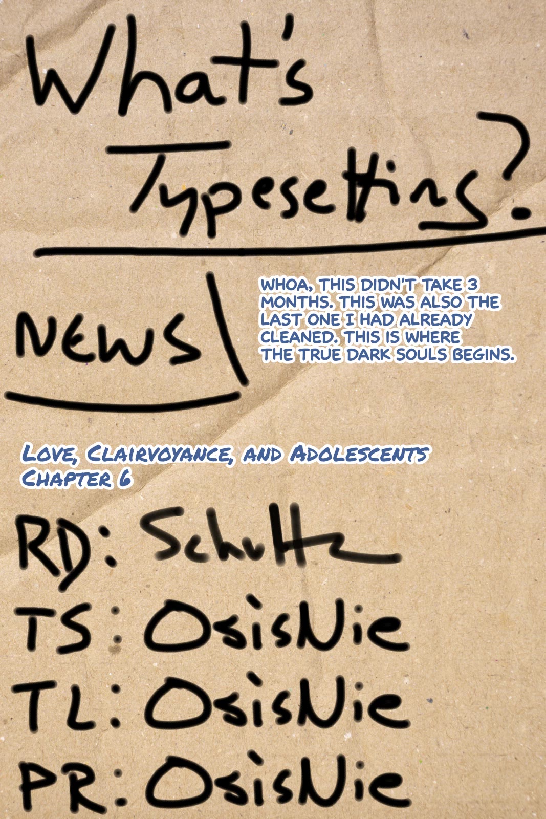 Love, Clairvoyance, and Adolescents Chapter 6 page 19 - Chapter 6: Love over the phone.