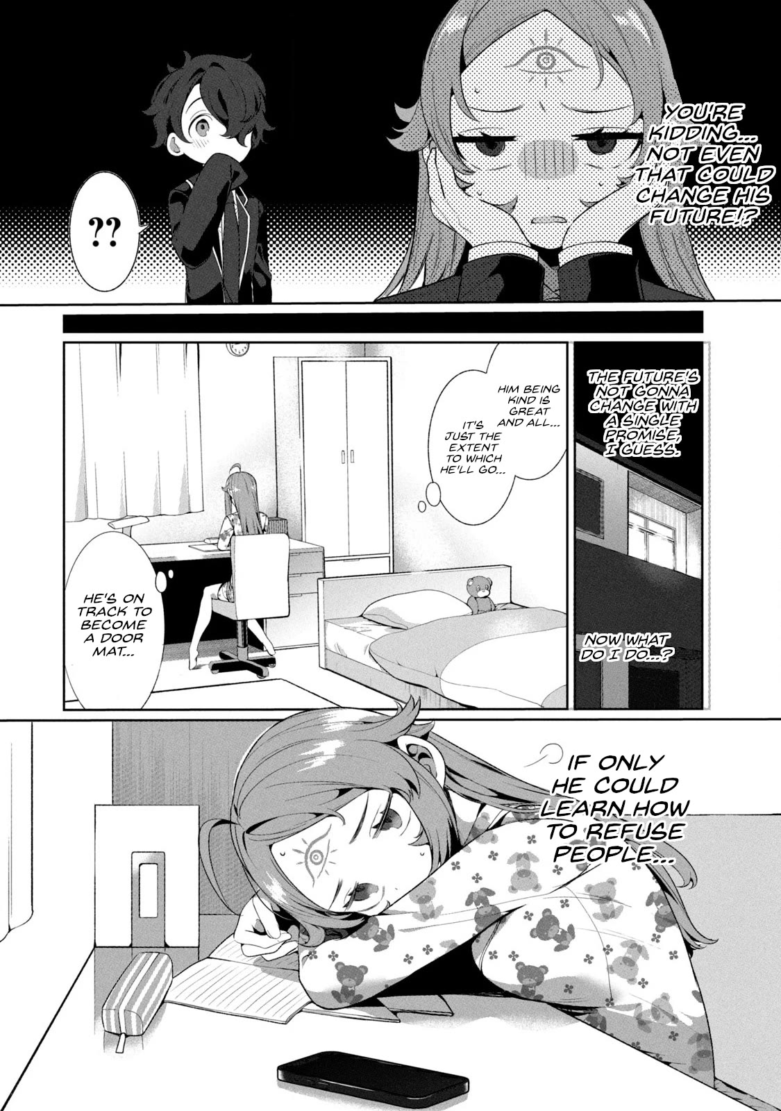 Love, Clairvoyance, and Adolescents Chapter 6 page 2 - Chapter 6: Love over the phone.