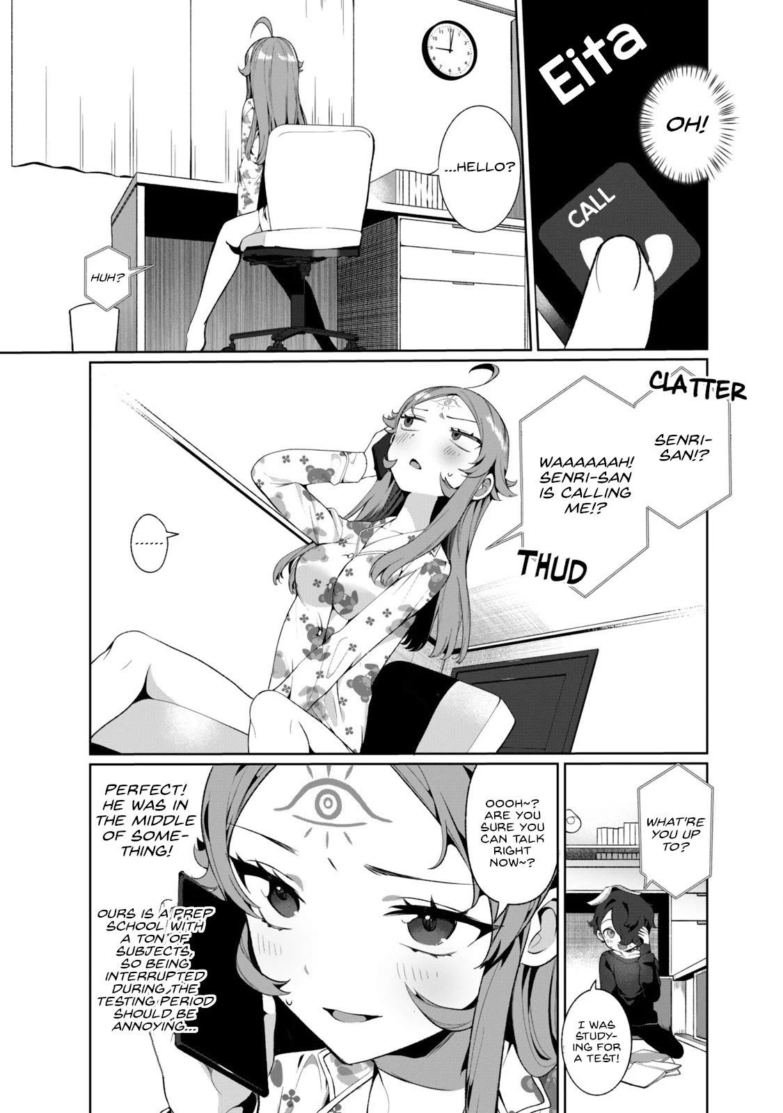 Love, Clairvoyance, and Adolescents Chapter 6 page 3 - Chapter 6: Love over the phone.