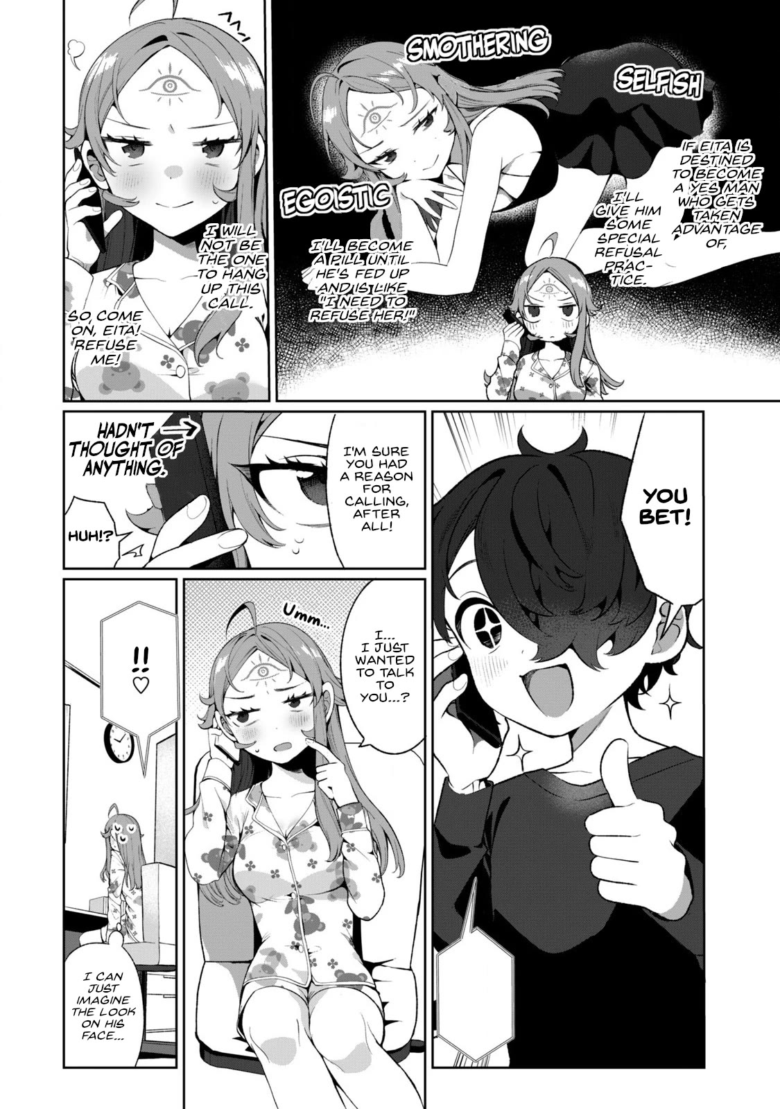 Love, Clairvoyance, and Adolescents Chapter 6 page 4 - Chapter 6: Love over the phone.