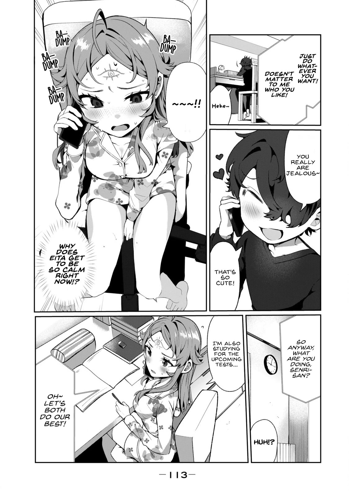 Love, Clairvoyance, and Adolescents Chapter 6 page 9 - Chapter 6: Love over the phone.
