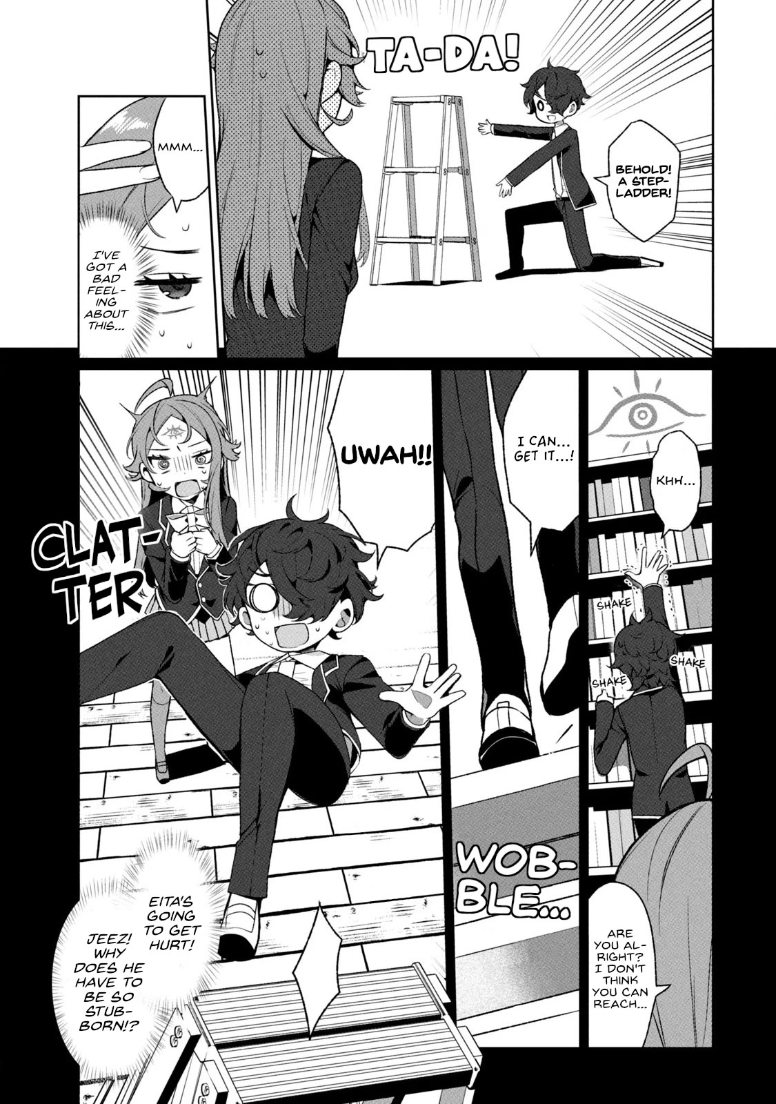 Love, Clairvoyance, and Adolescents Chapter 7 page 11 - Chapter 7: Library Date.