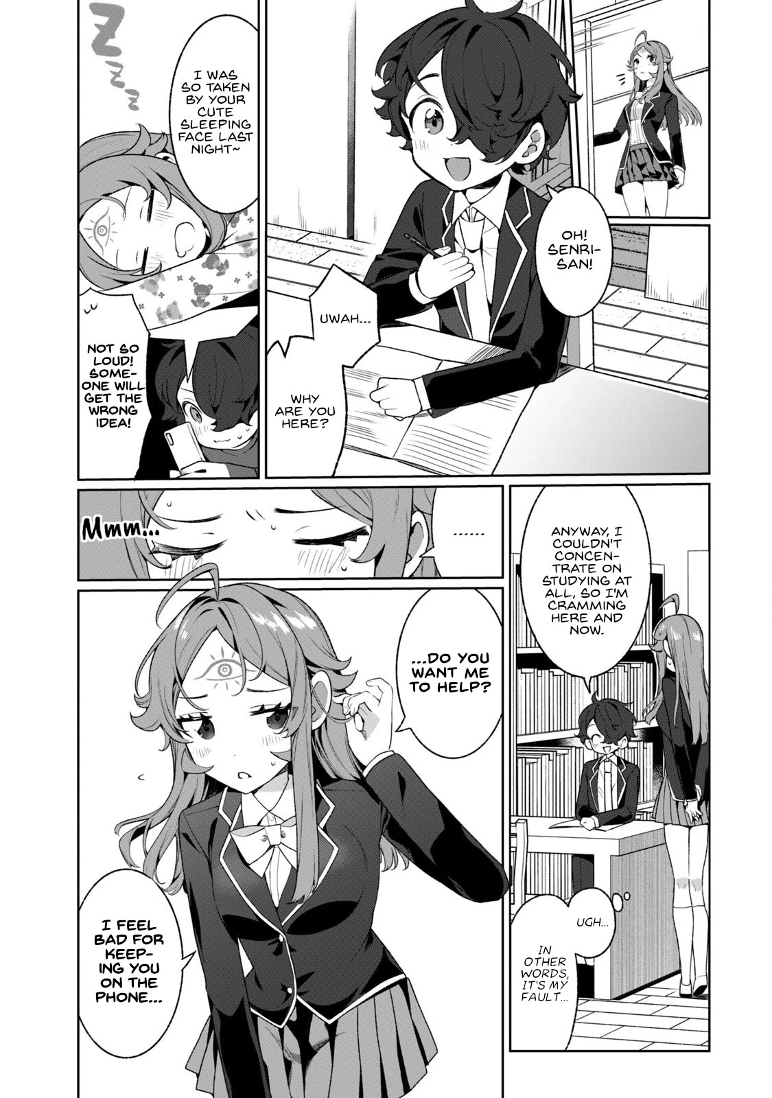Love, Clairvoyance, and Adolescents Chapter 7 page 3 - Chapter 7: Library Date.