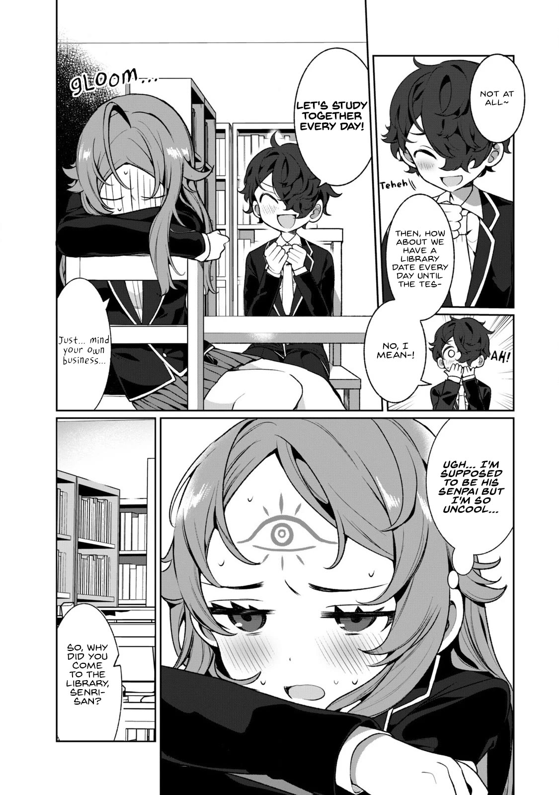 Love, Clairvoyance, and Adolescents Chapter 7 page 5 - Chapter 7: Library Date.