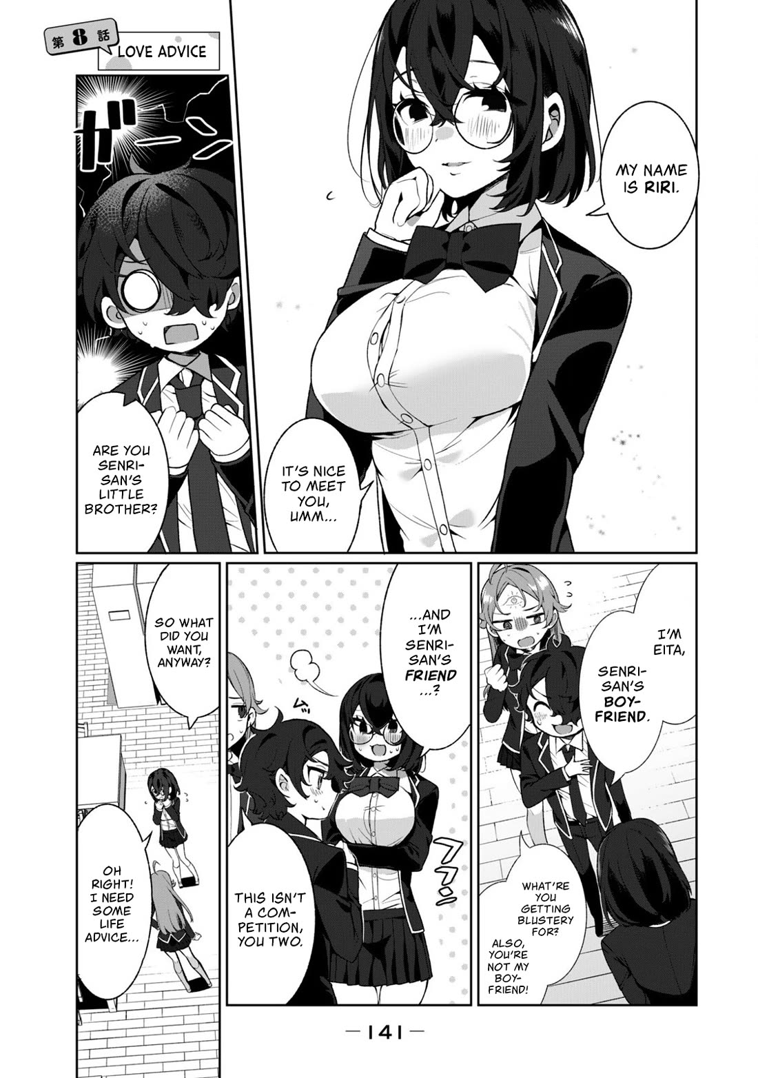 Love, Clairvoyance, and Adolescents Chapter 8 page 1 - Chapter 8: Love Advice