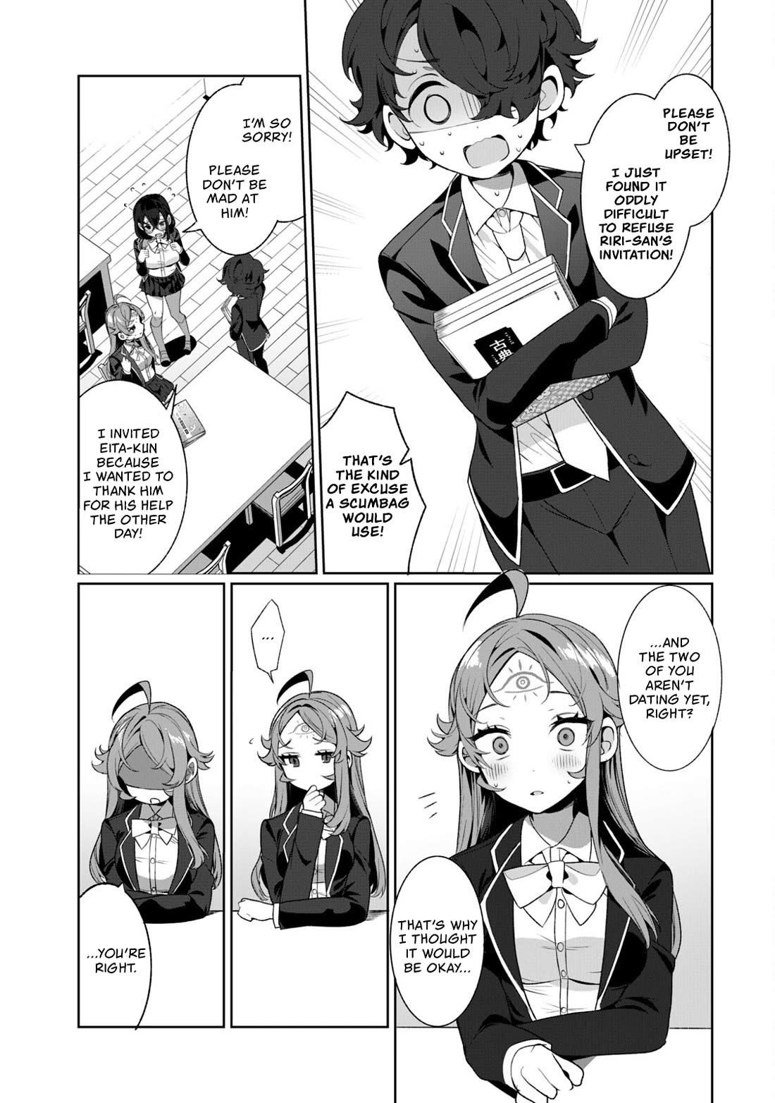Love, Clairvoyance, and Adolescents Chapter 9 page 17 - Chapter 9: How did this happen...!?