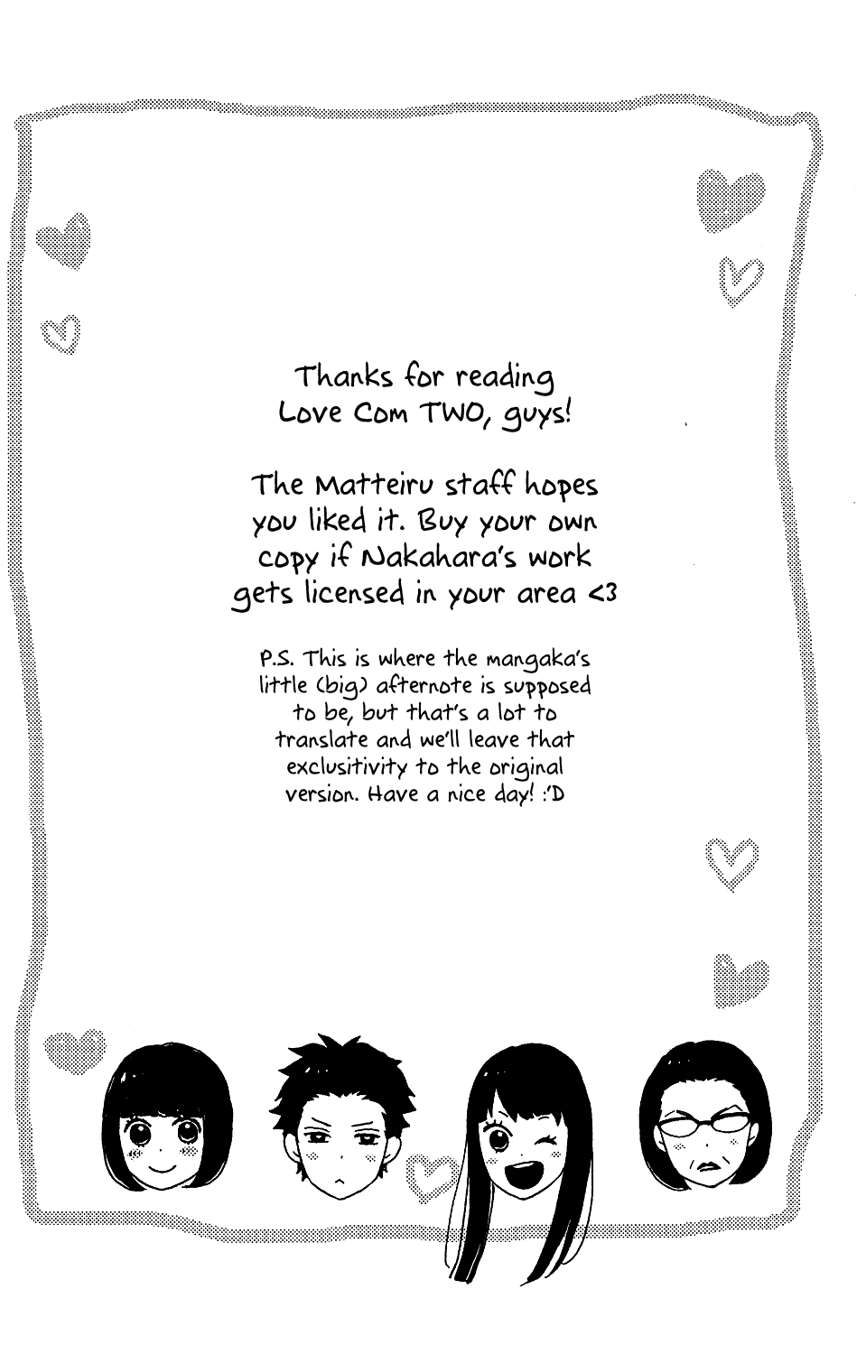 Love Com Two Chapter 4 page 17 - Chapter 4: Extra – Honey Going [END]