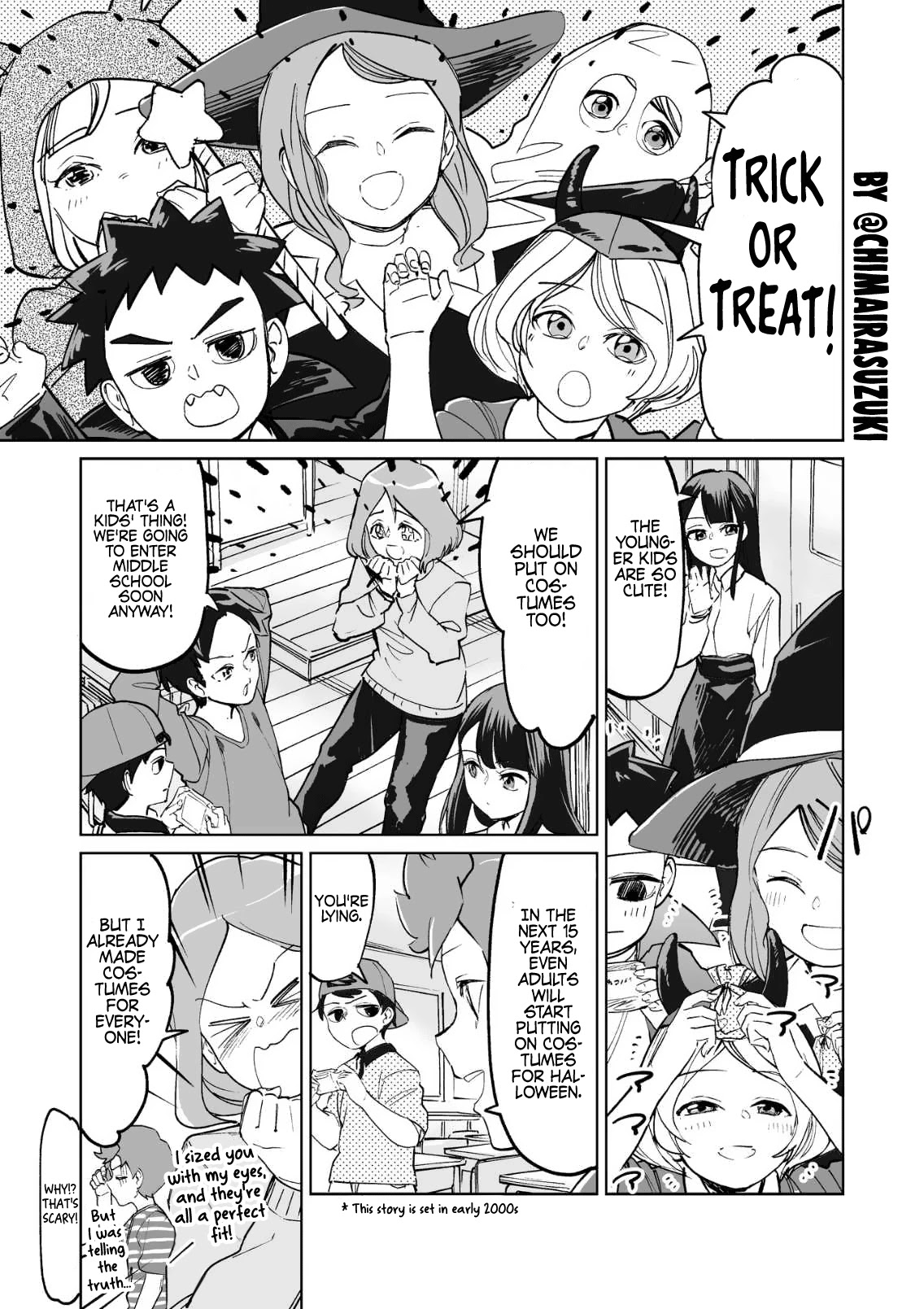 Love Comedy in New Game+ Chapter 15.5 page 1 - Chapter 15.5: Halloween Special