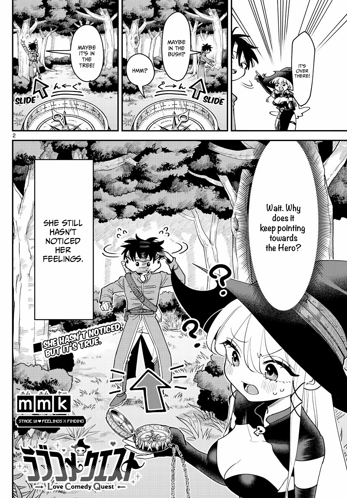 Love Comedy Quest Chapter 10 page 3 - Chapter 10: Feelings x finding