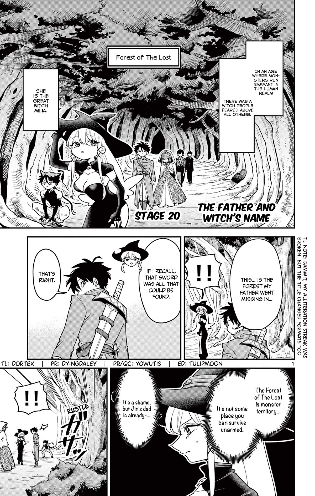 Love Comedy Quest Chapter 20 page 2 - Chapter 20: The father and witch's name.