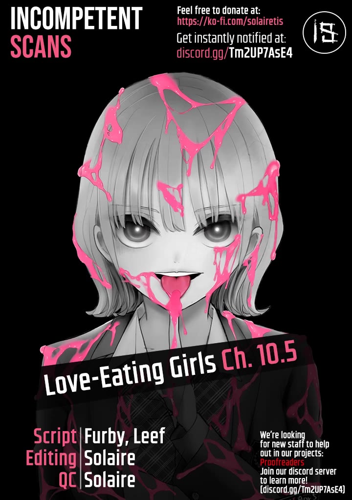 Love-Eating Girl Chapter 10.5 page 1 - Chapter 10.5: Tsukimori-san Who Sits Next to Me