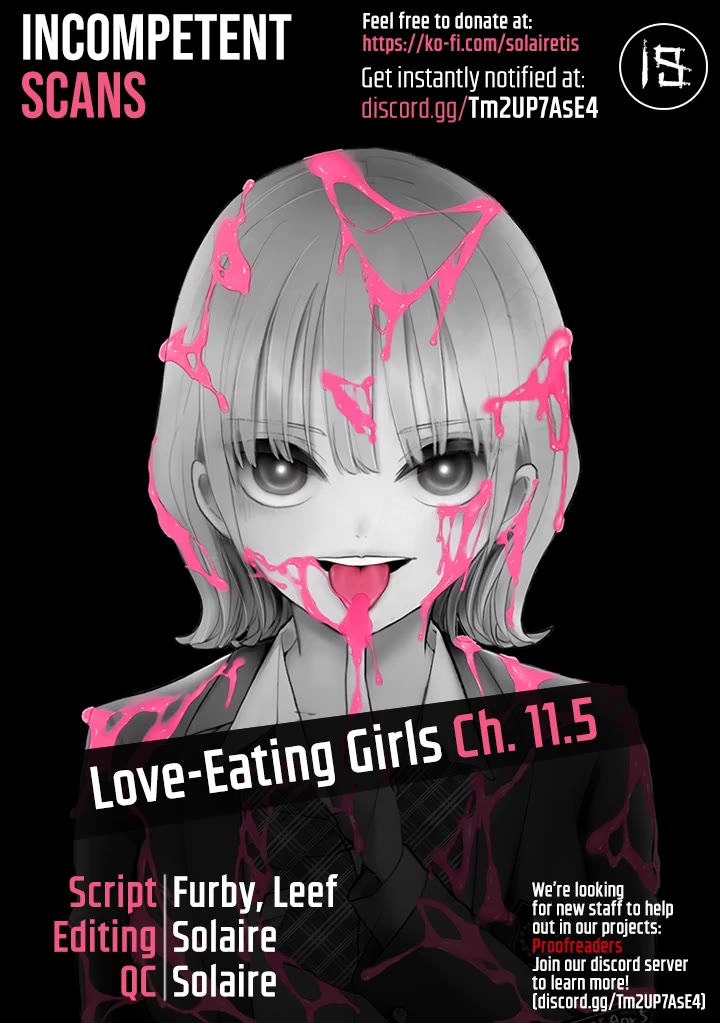Love-Eating Girl Chapter 11.5 page 1 - Chapter 11.5: Hino-san Who Sits Next to Me