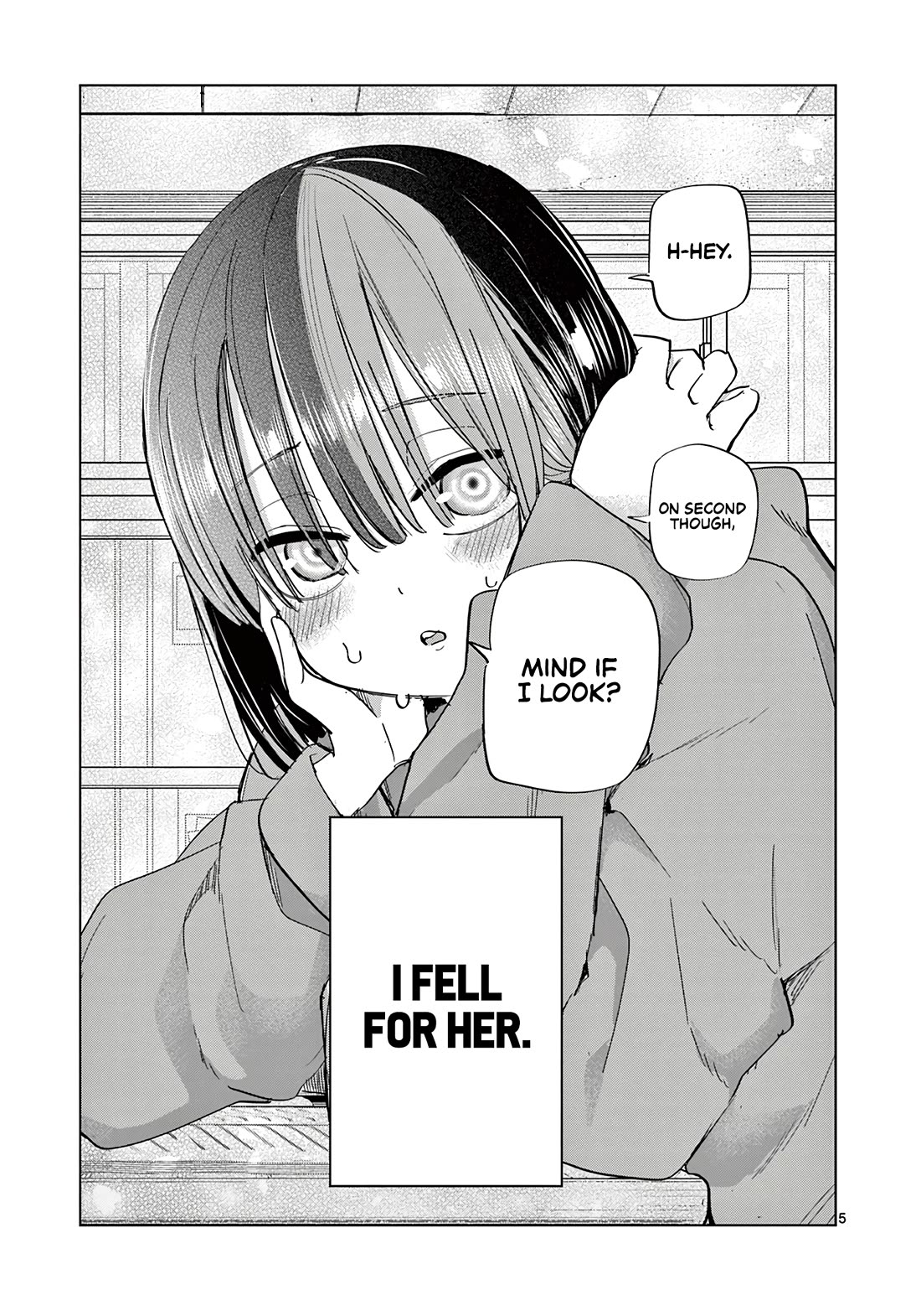 Love-Eating Girl Chapter 12.5 page 6 - Chapter 12.5: Mitobe-san Who Sits Next to Me
