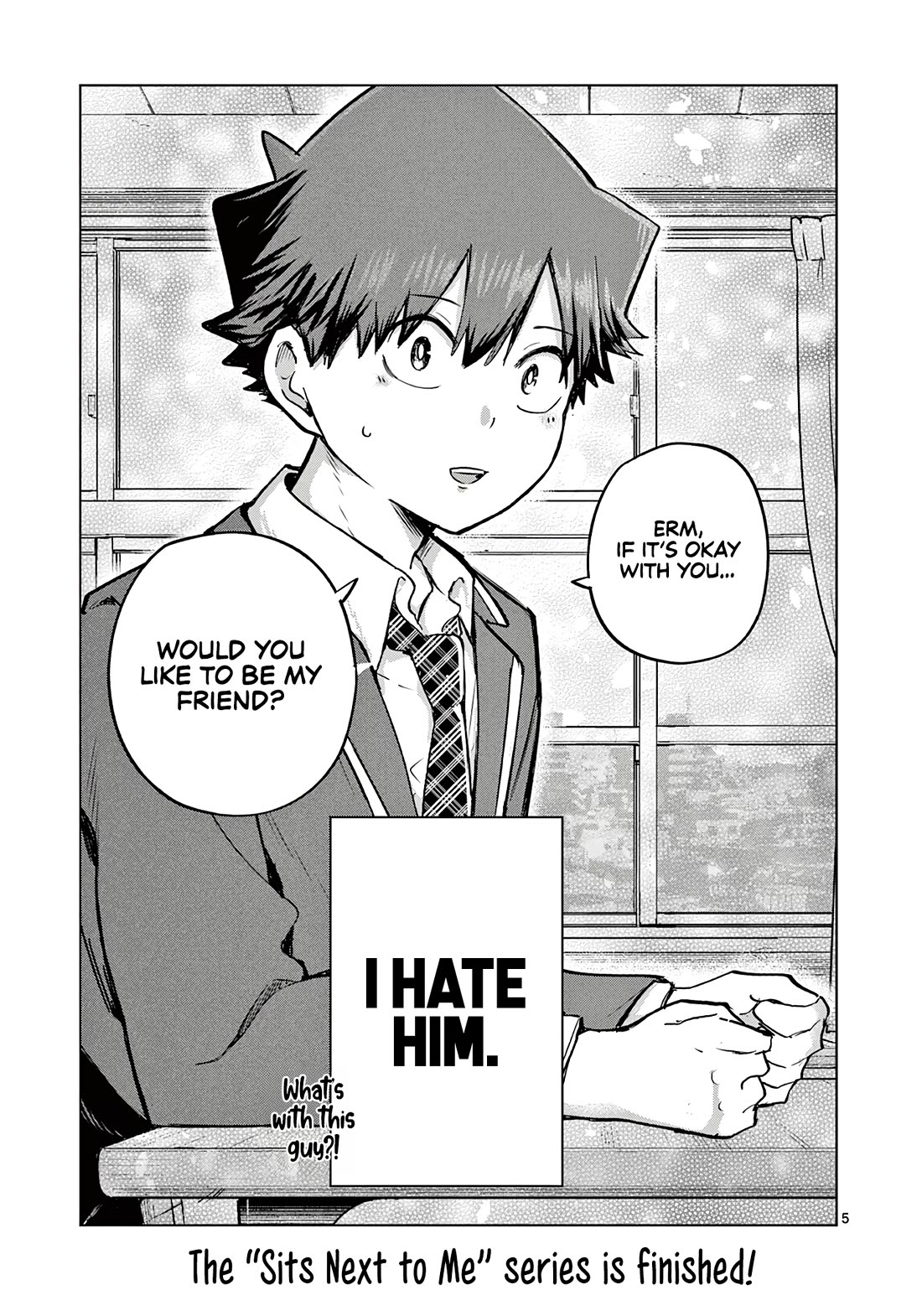 Love-Eating Girl Chapter 14.5 page 6 - Chapter 14.5: Ooishi-kun Who Sits Next to Me