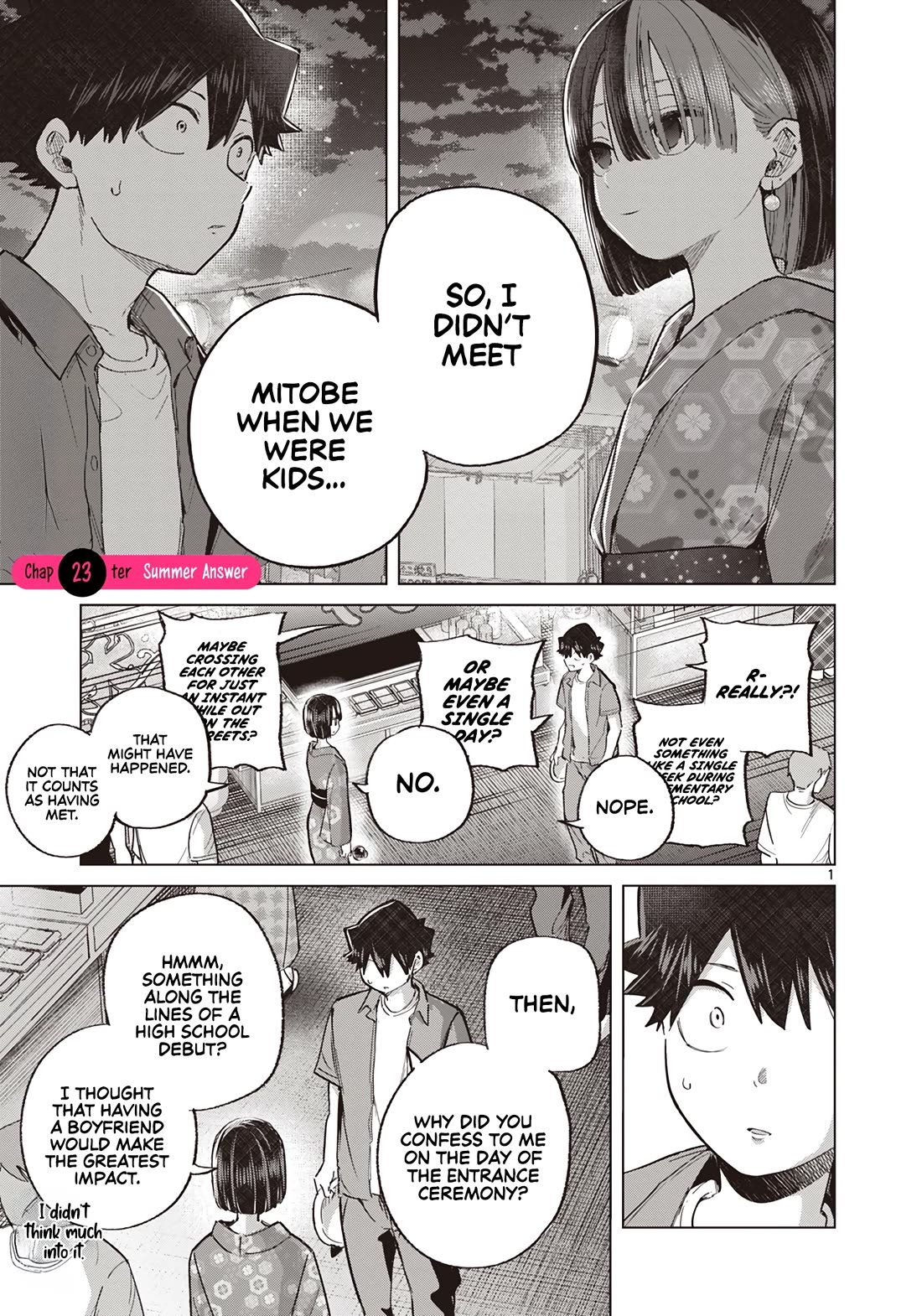 Love-Eating Girl Chapter 23 page 2 - Chapter 23: Summer Answer