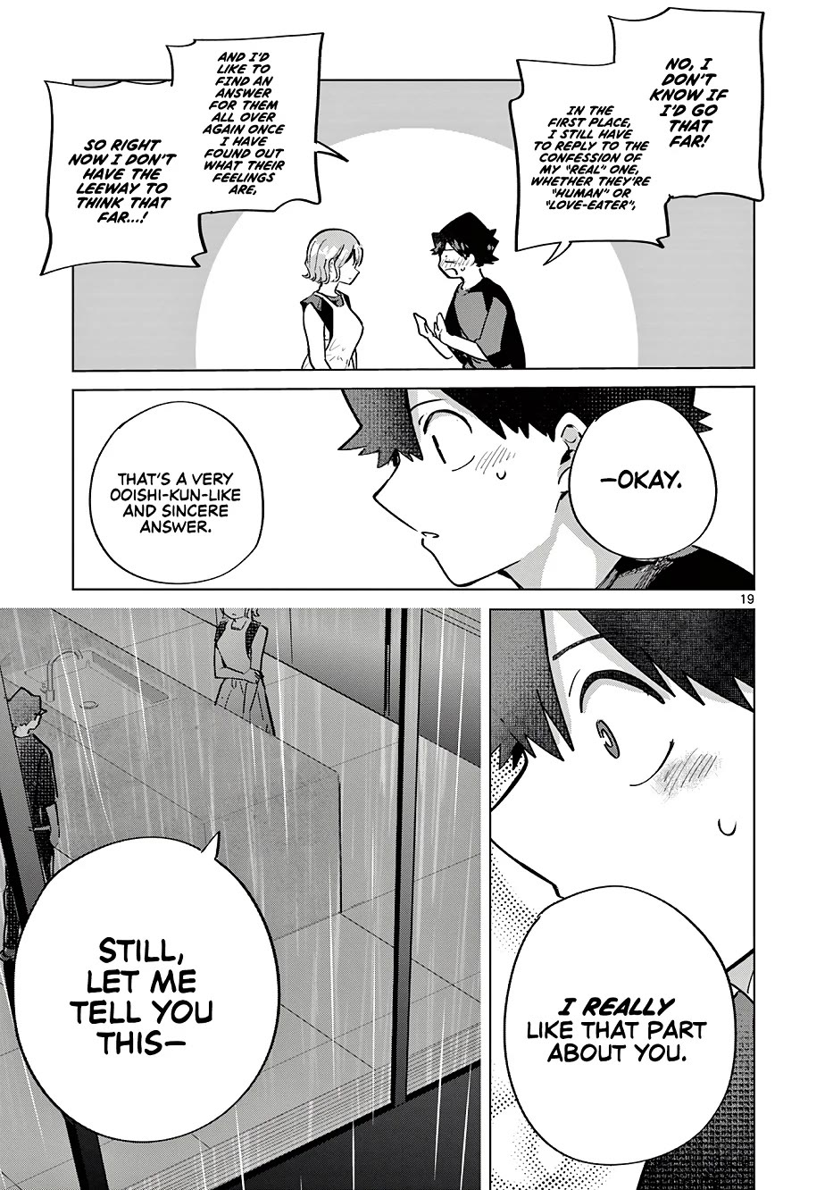 Love-Eating Girl Chapter 28 page 20 - Chapter 28: It Sure is Raining, isn't it?
