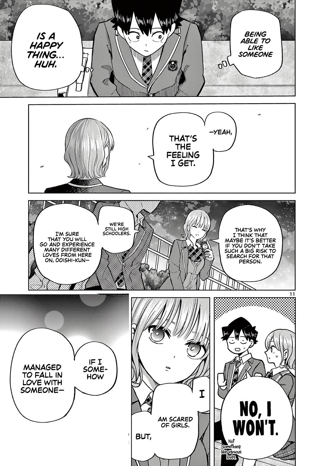 Love-Eating Girl Chapter 3 page 12 - Chapter 3: Friday, Together With Kanase Baku