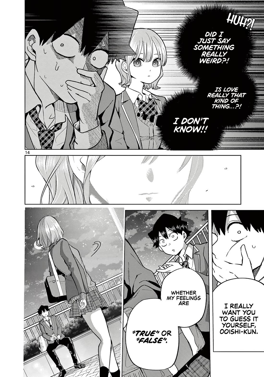 Love-Eating Girl Chapter 3 page 14 - Chapter 3: Friday, Together With Kanase Baku