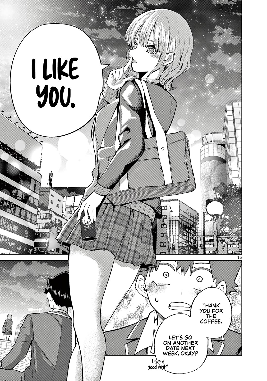 Love-Eating Girl Chapter 3 page 15 - Chapter 3: Friday, Together With Kanase Baku