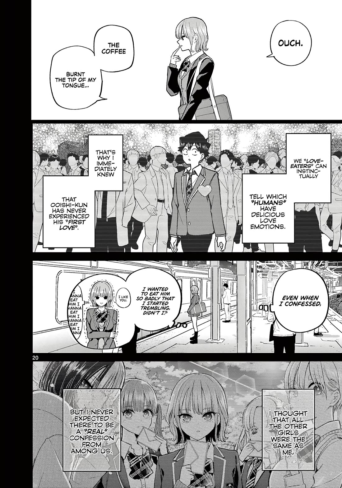 Love-Eating Girl Chapter 3 page 19 - Chapter 3: Friday, Together With Kanase Baku