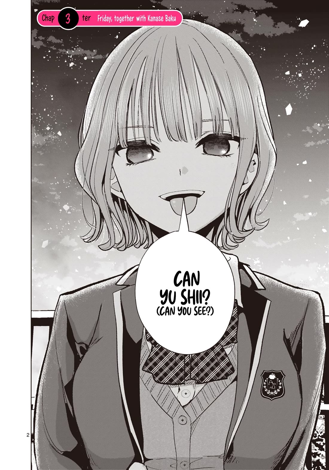 Love-Eating Girl Chapter 3 page 3 - Chapter 3: Friday, Together With Kanase Baku