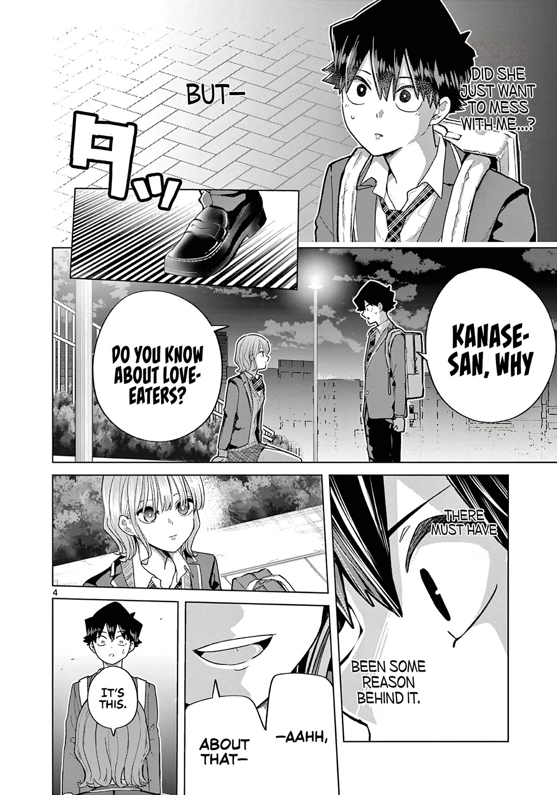 Love-Eating Girl Chapter 3 page 5 - Chapter 3: Friday, Together With Kanase Baku