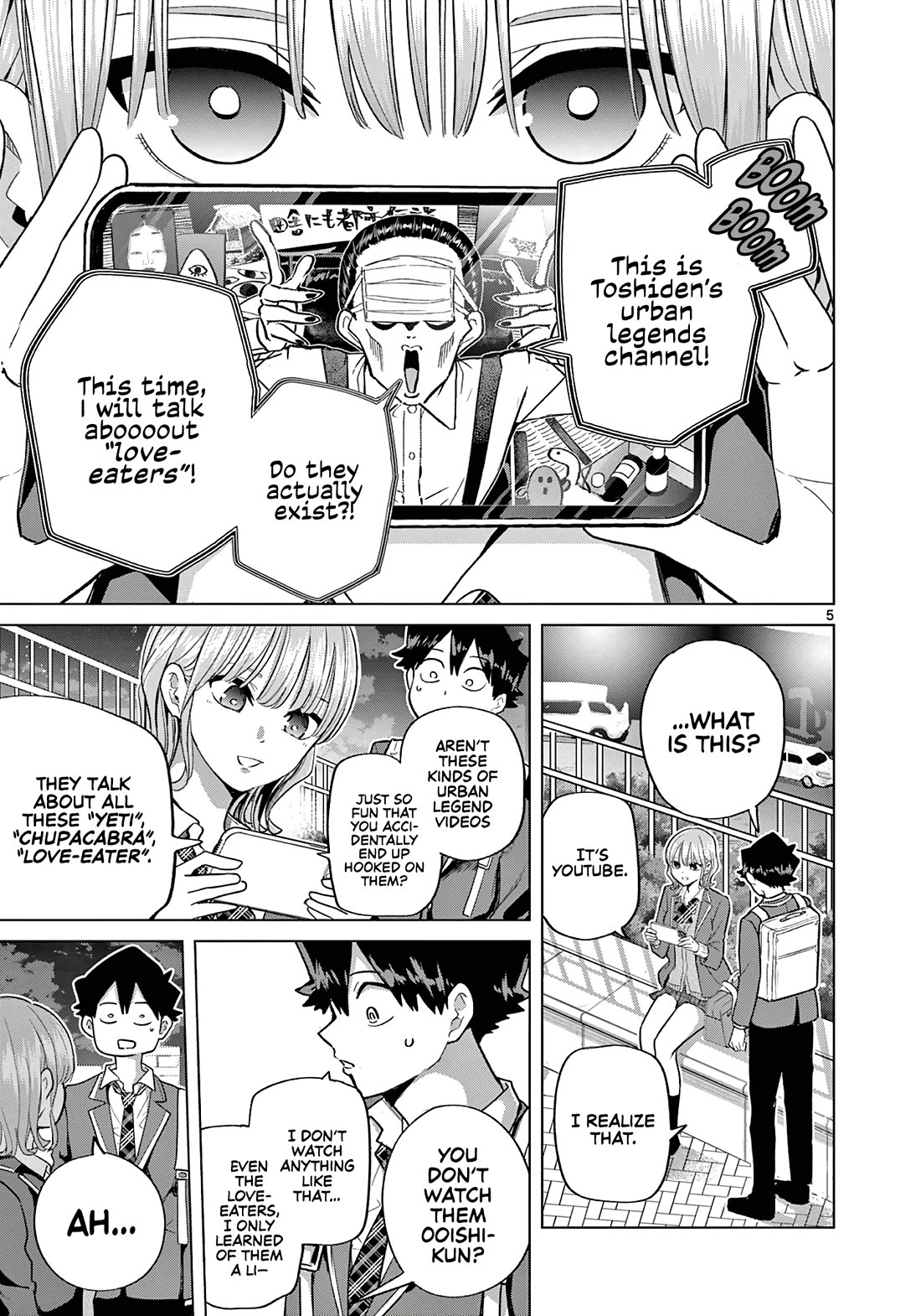 Love-Eating Girl Chapter 3 page 6 - Chapter 3: Friday, Together With Kanase Baku