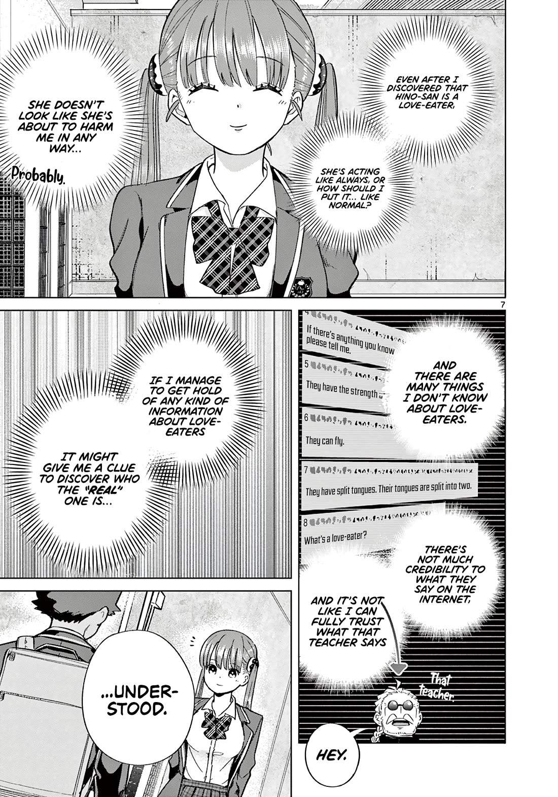 Love-Eating Girl Chapter 6 page 8 - Chapter 6: A Tuesday With Hino Gaburi