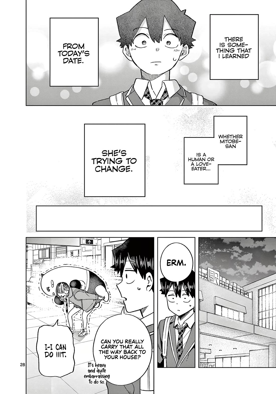 Love-Eating Girl Chapter 7 page 28 - Chapter 7: A Wednesday with Mitobe Mogu