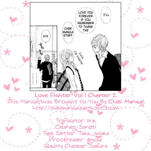 Love Fighter! Chapter 2 page 1 - Chapter 2: After The Declaration Of The Fight For Love!