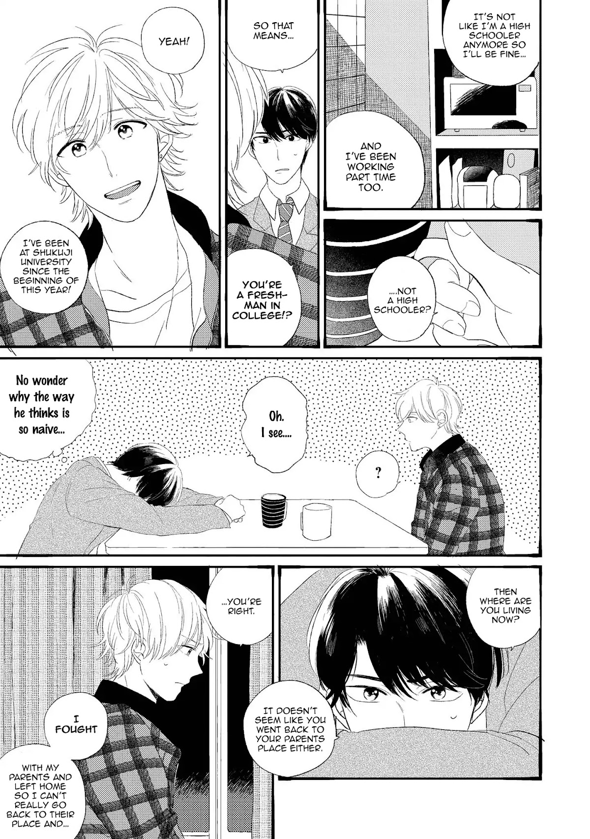 Love From the Southeastern Room Chapter 1 page 17 - Chapter 1: Tounan Kadobeta Kare No Koi (1)