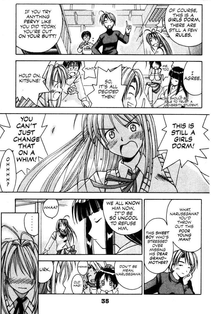 Love Hina Chapter 1 page 34 - Chapter 1: Welcome to Hinata House